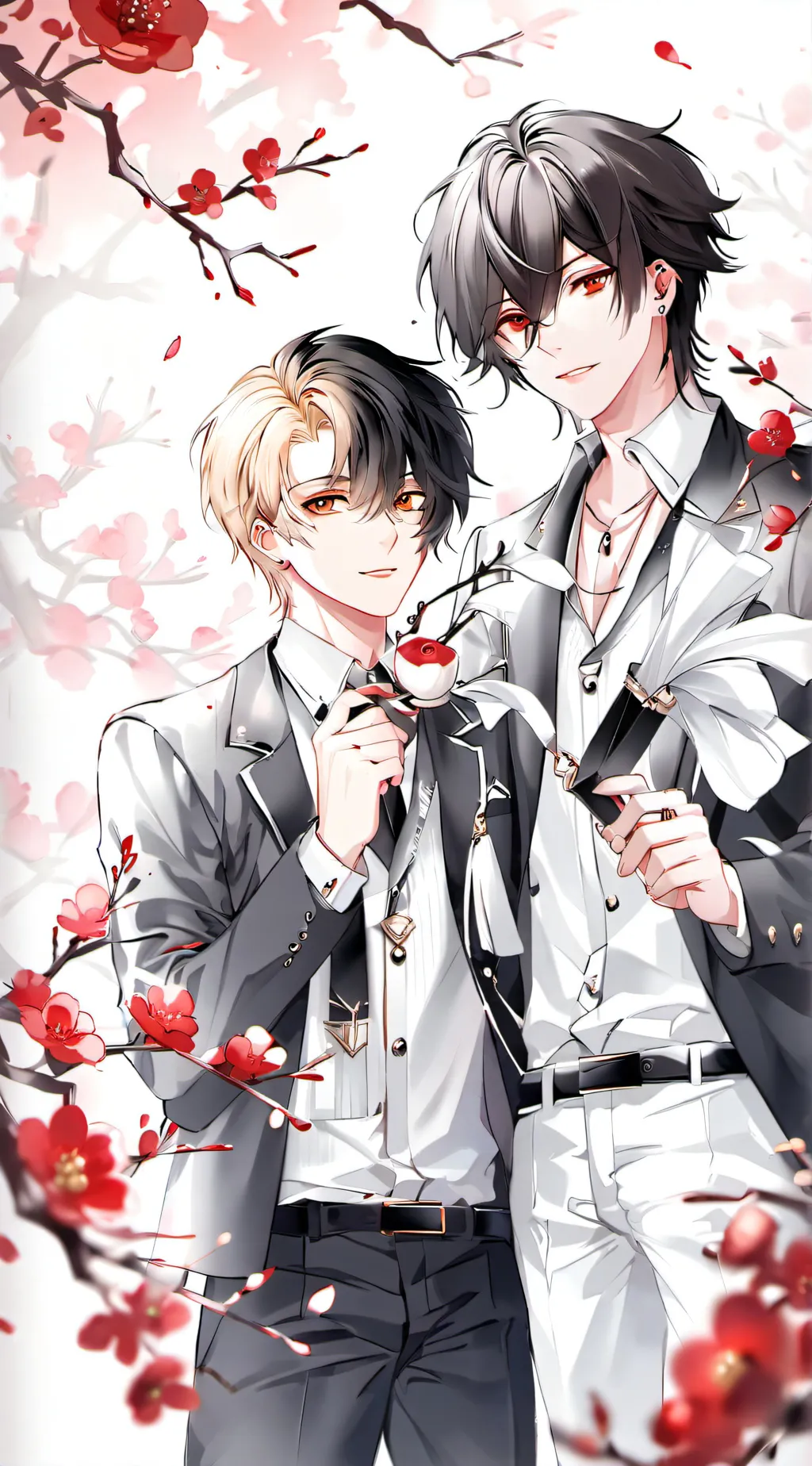 ai character: Damian and Luke background