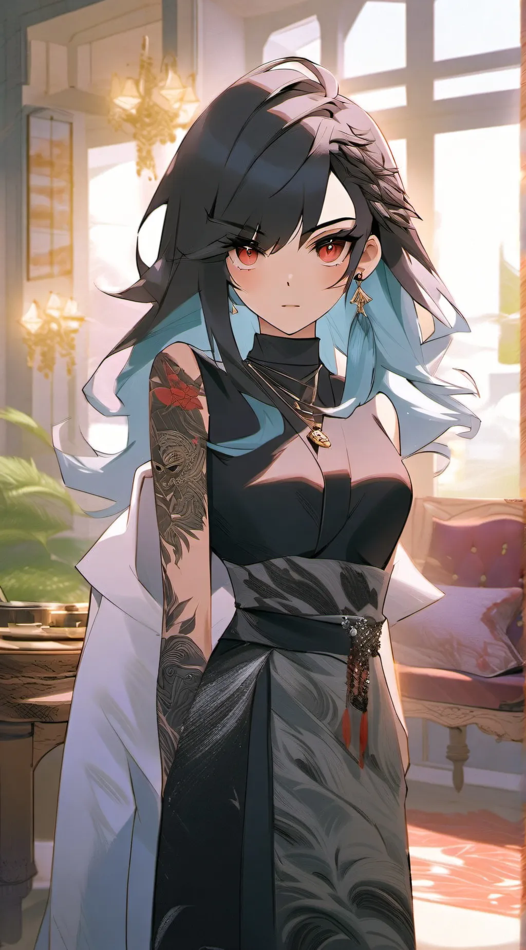 ai character: Aria background