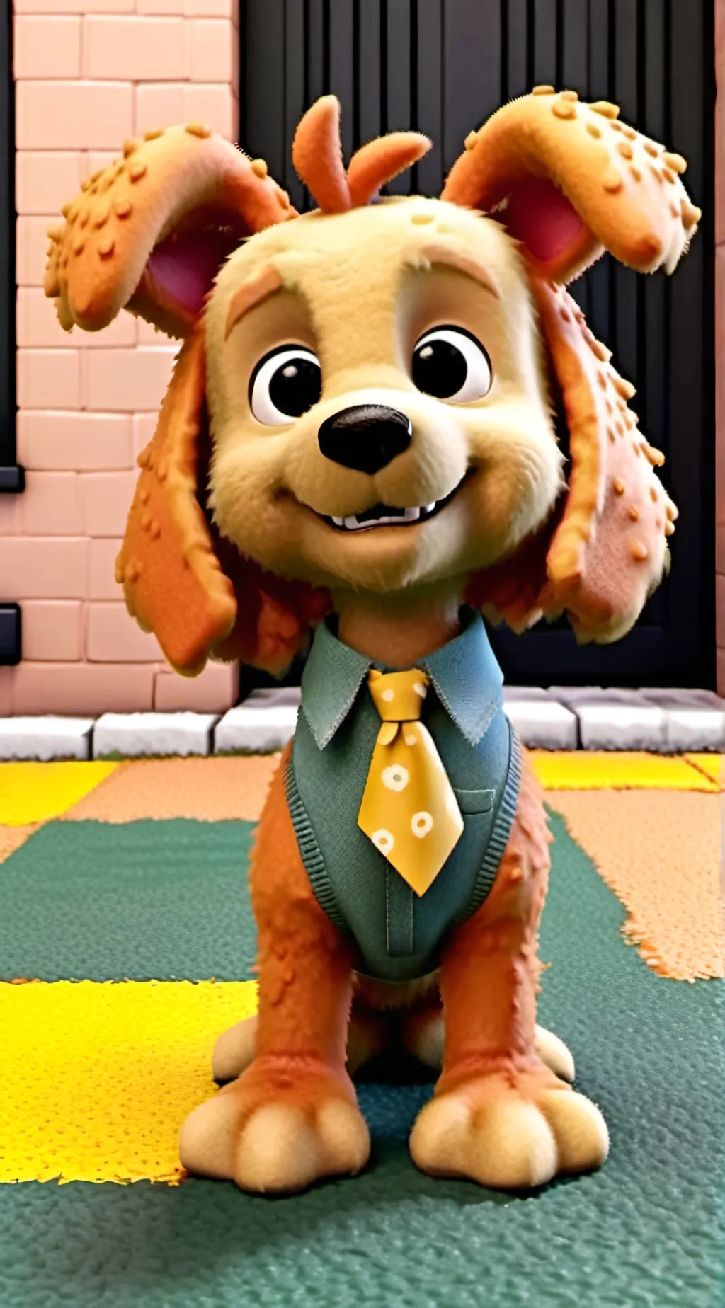 ai character: CHICKEN Nugget background