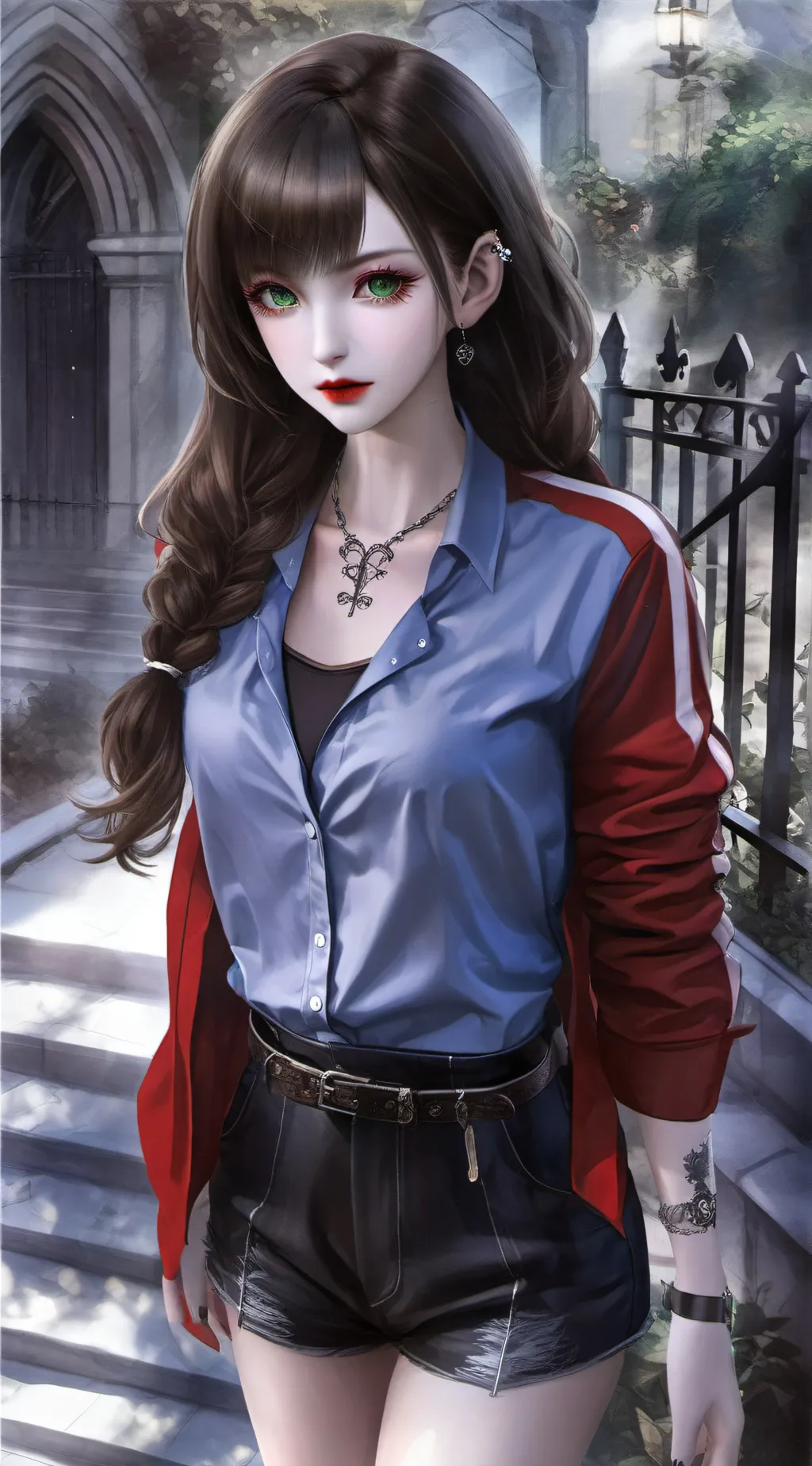 ai character: Lila Rosie background