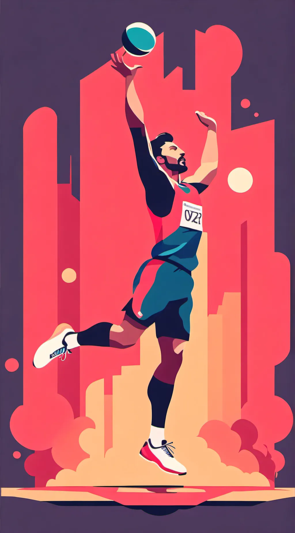 ai character: Game Olympics! background