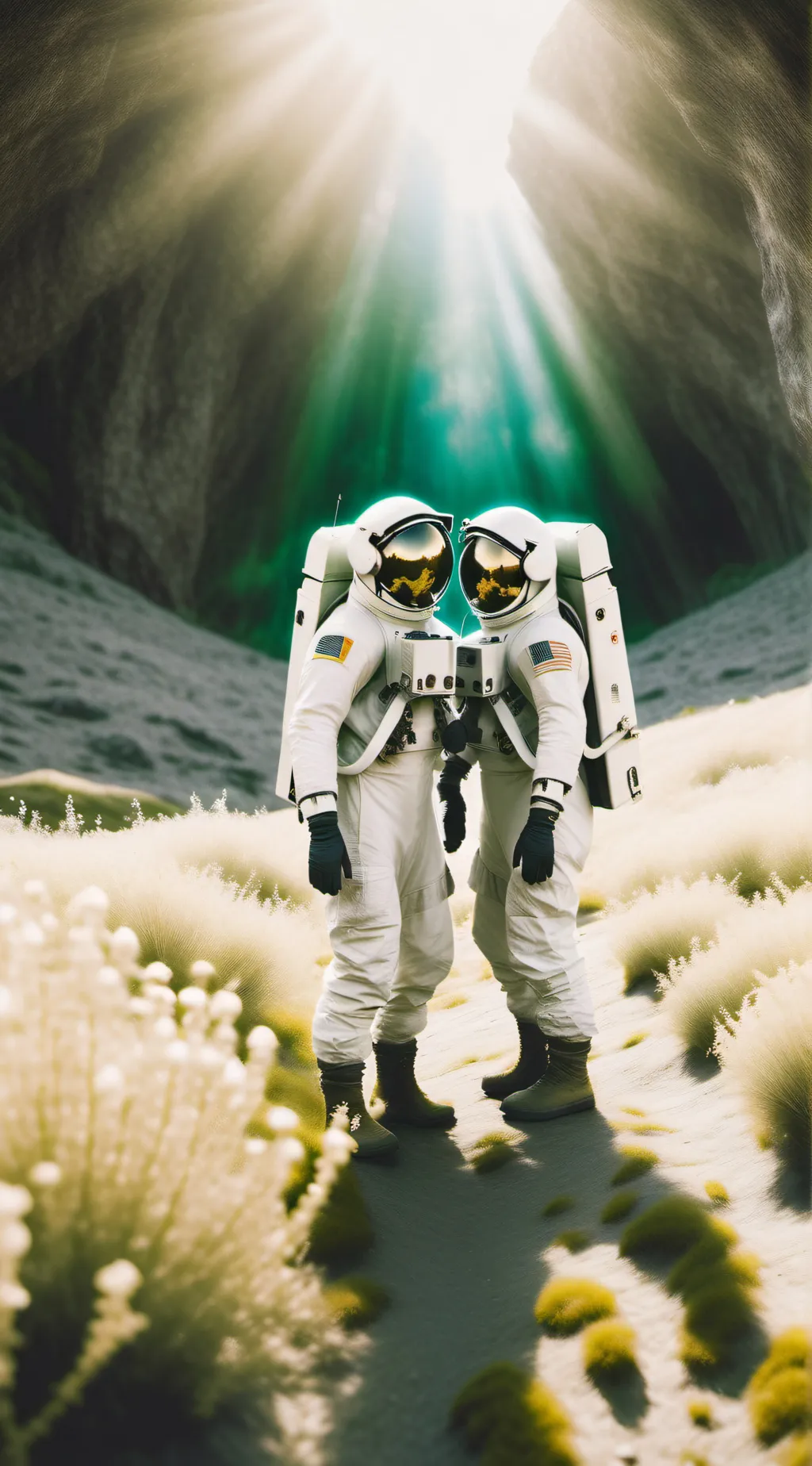 ai character: space between us background