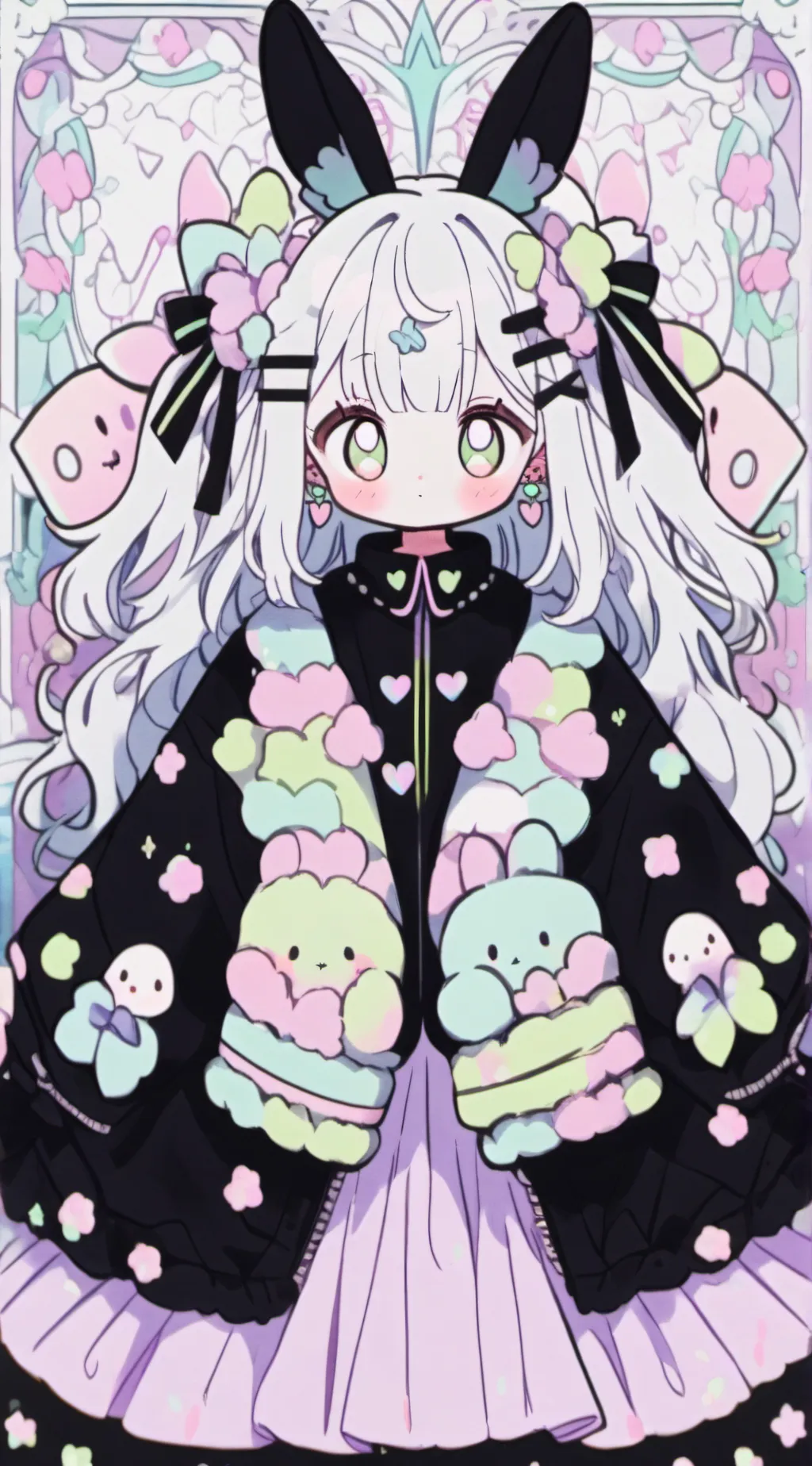 ai character: Imaginary..  background