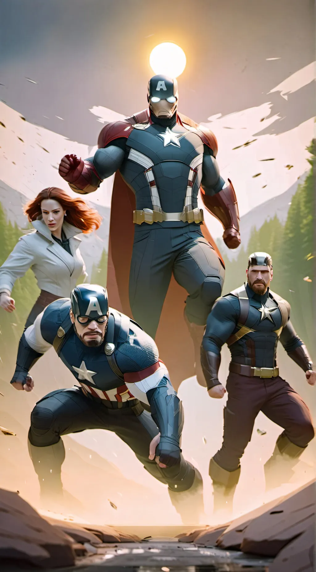 ai character: Averages background