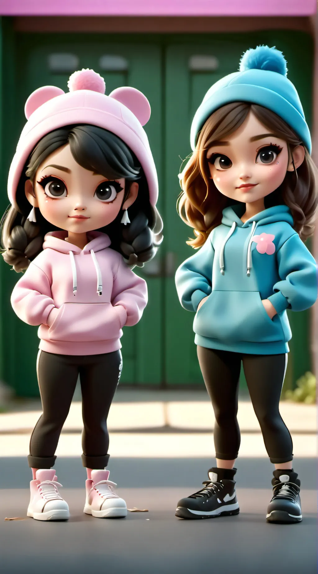 ai character: Maya and Samantha background