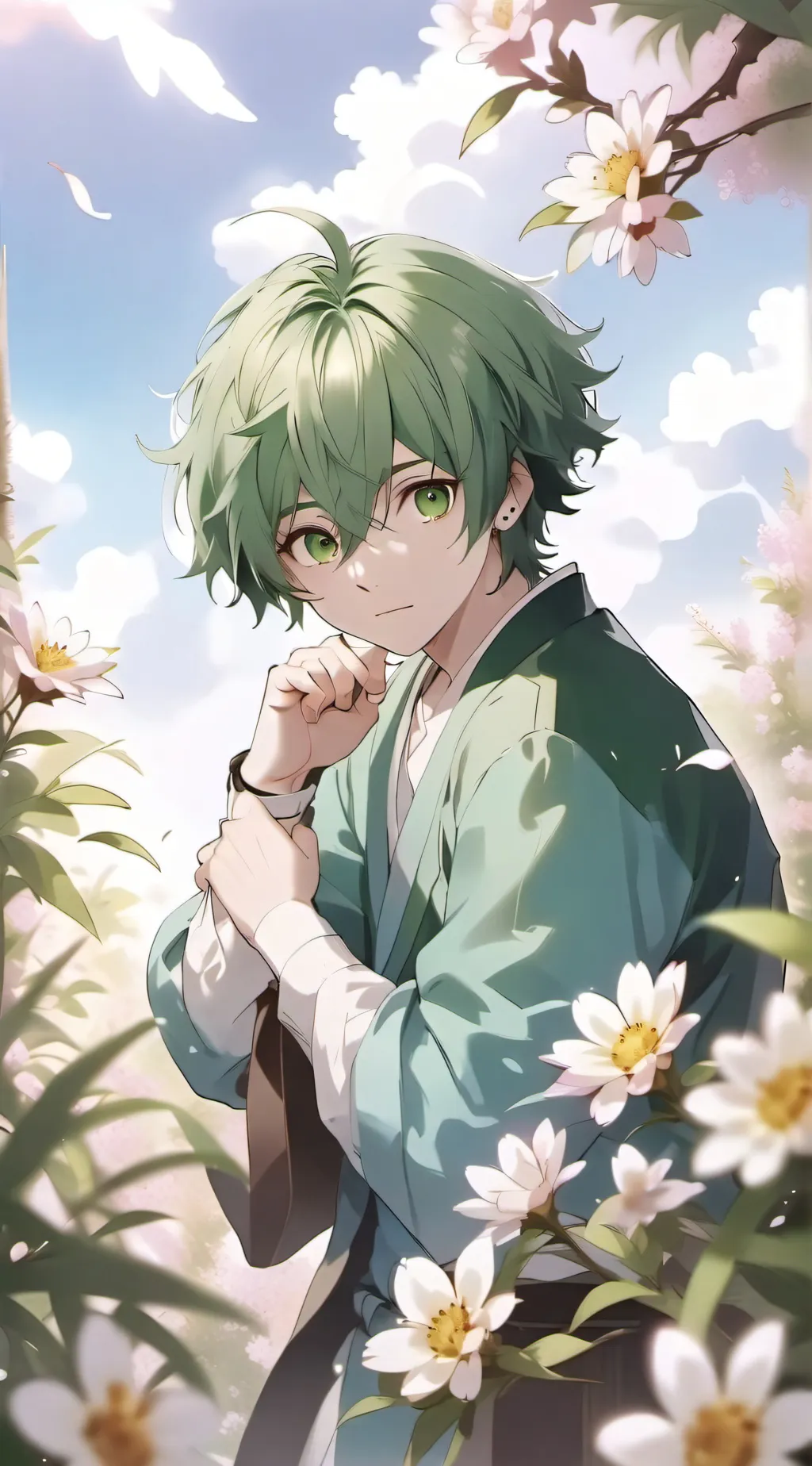 ai character: deku background