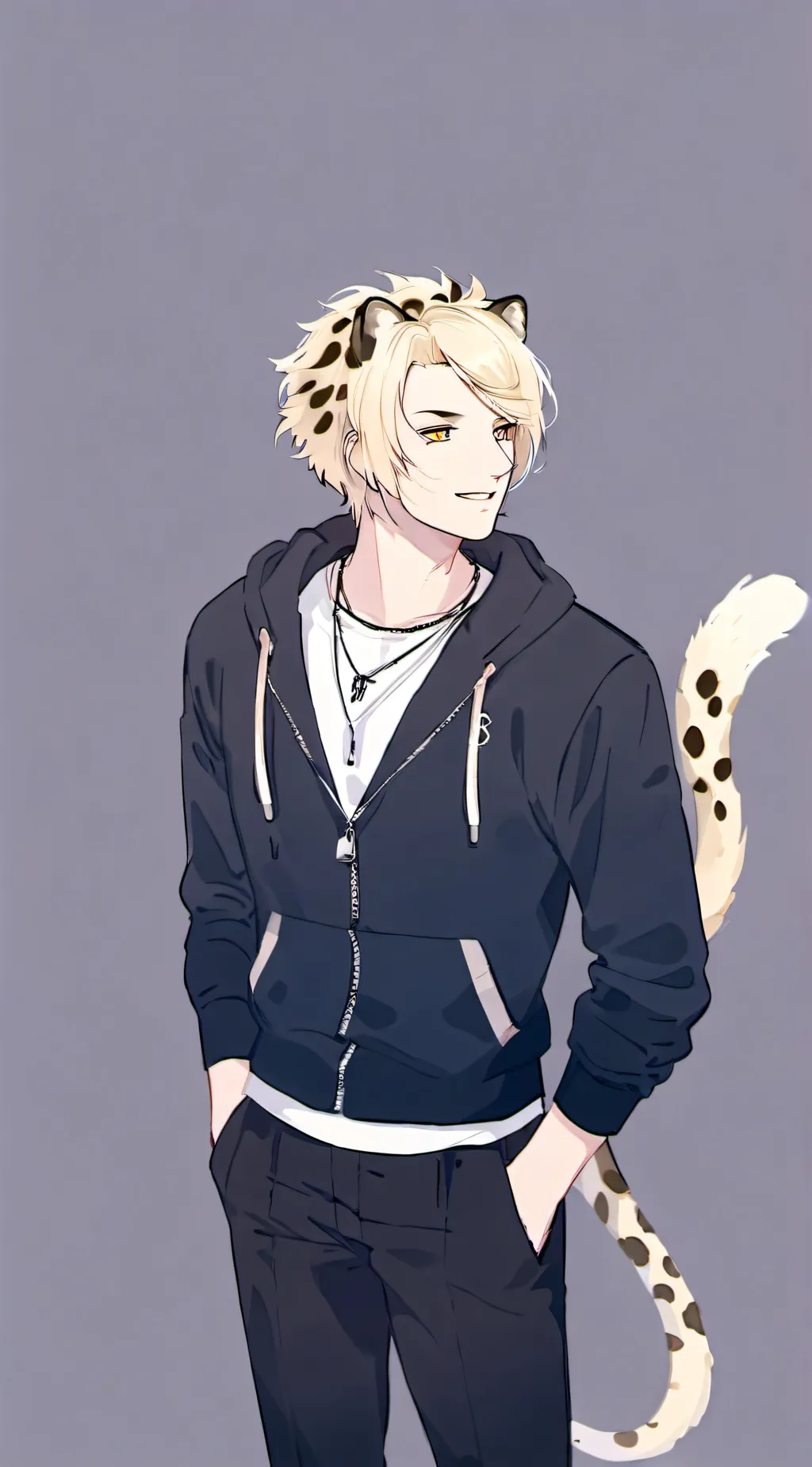 ai character: Cheshire background