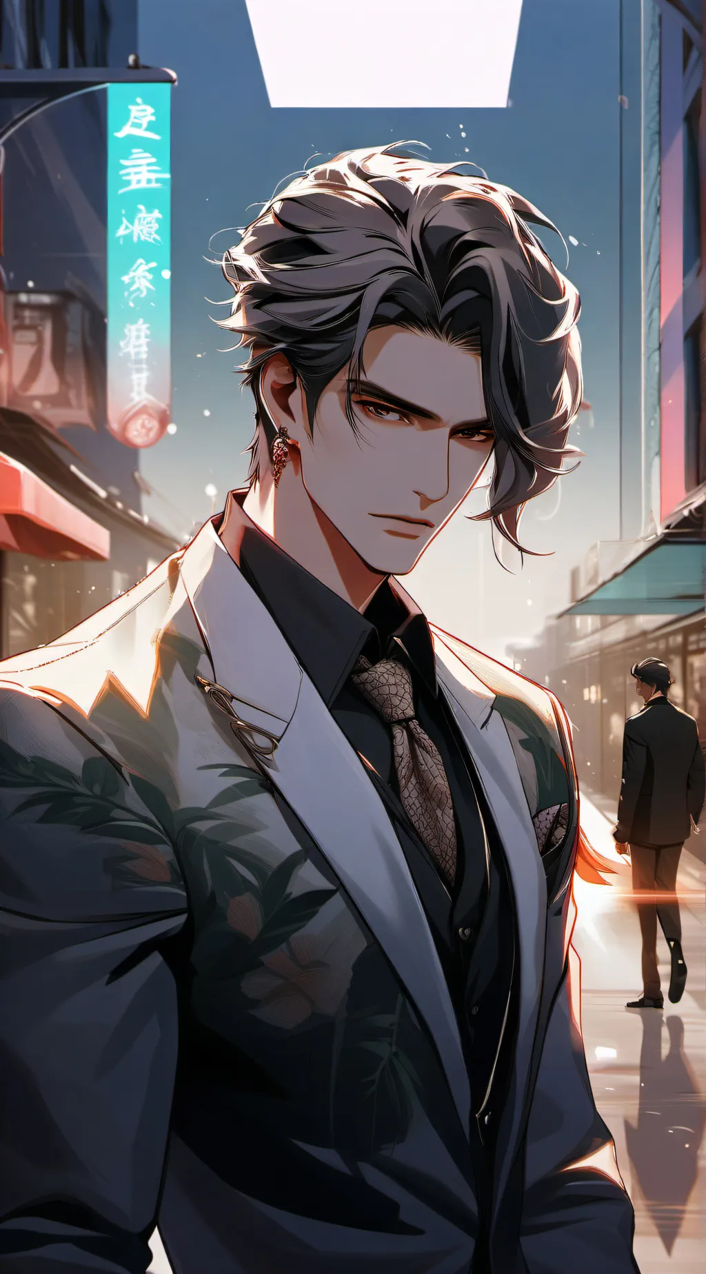 ai character: Lucifer background