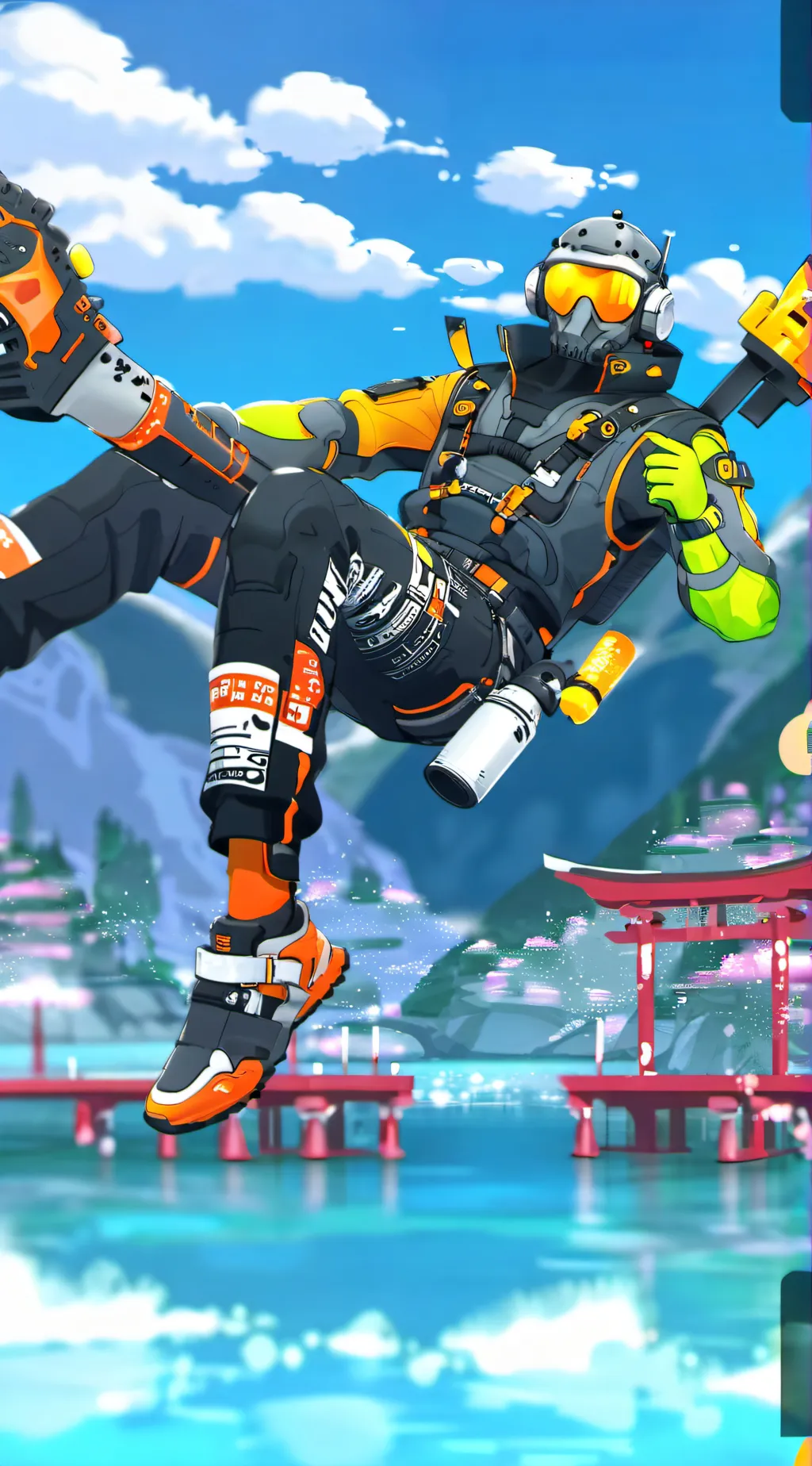 ai character: sharkjira  background