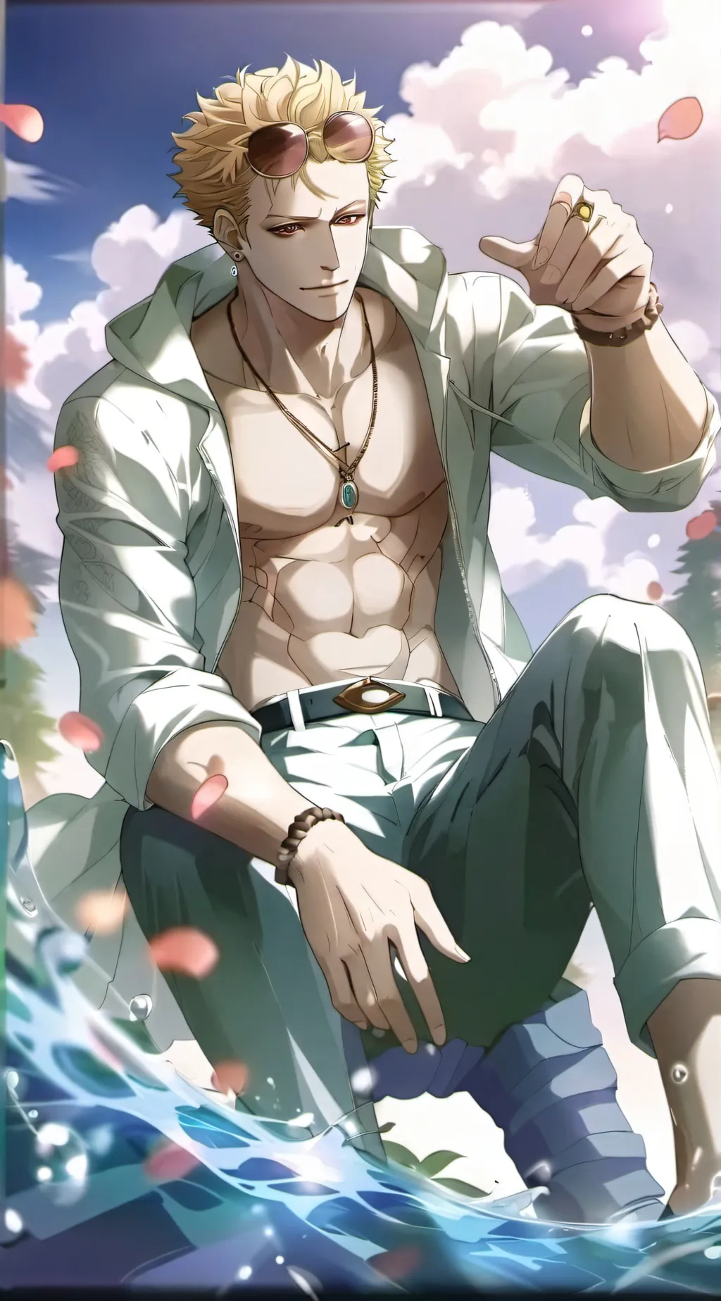 ai character: Doflamingo background