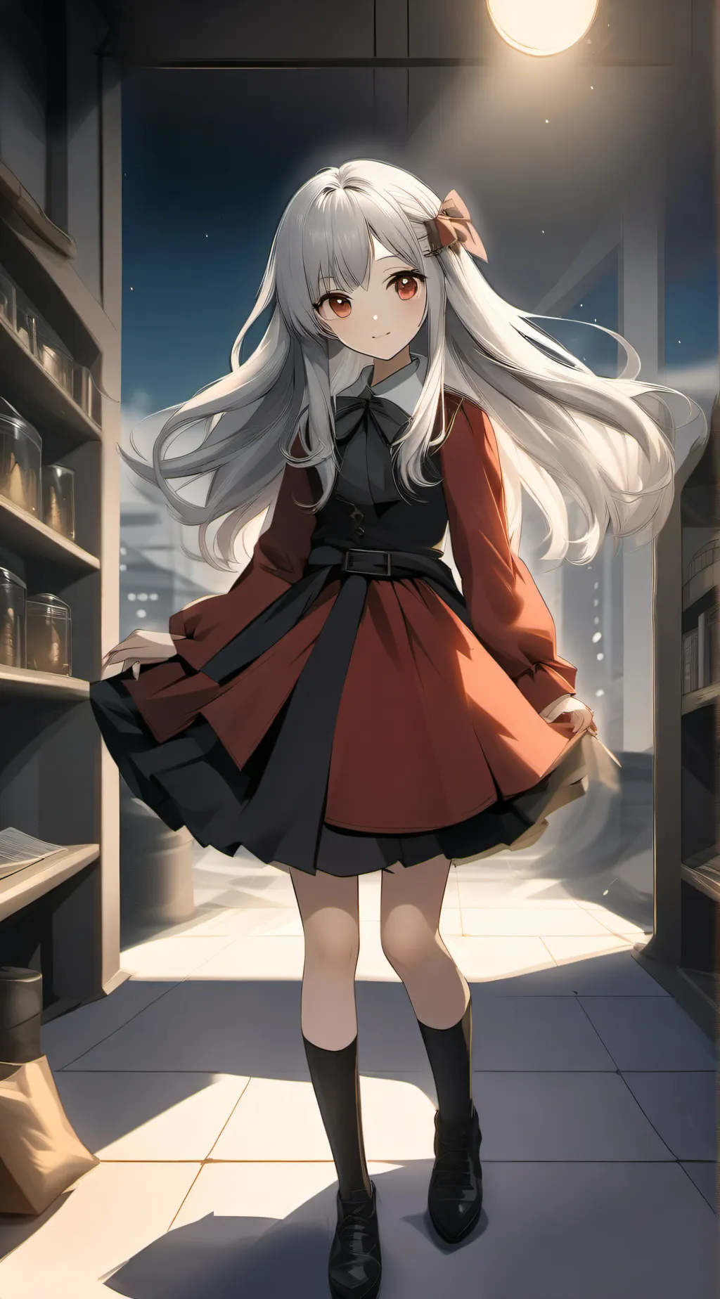 ai character: silvia background