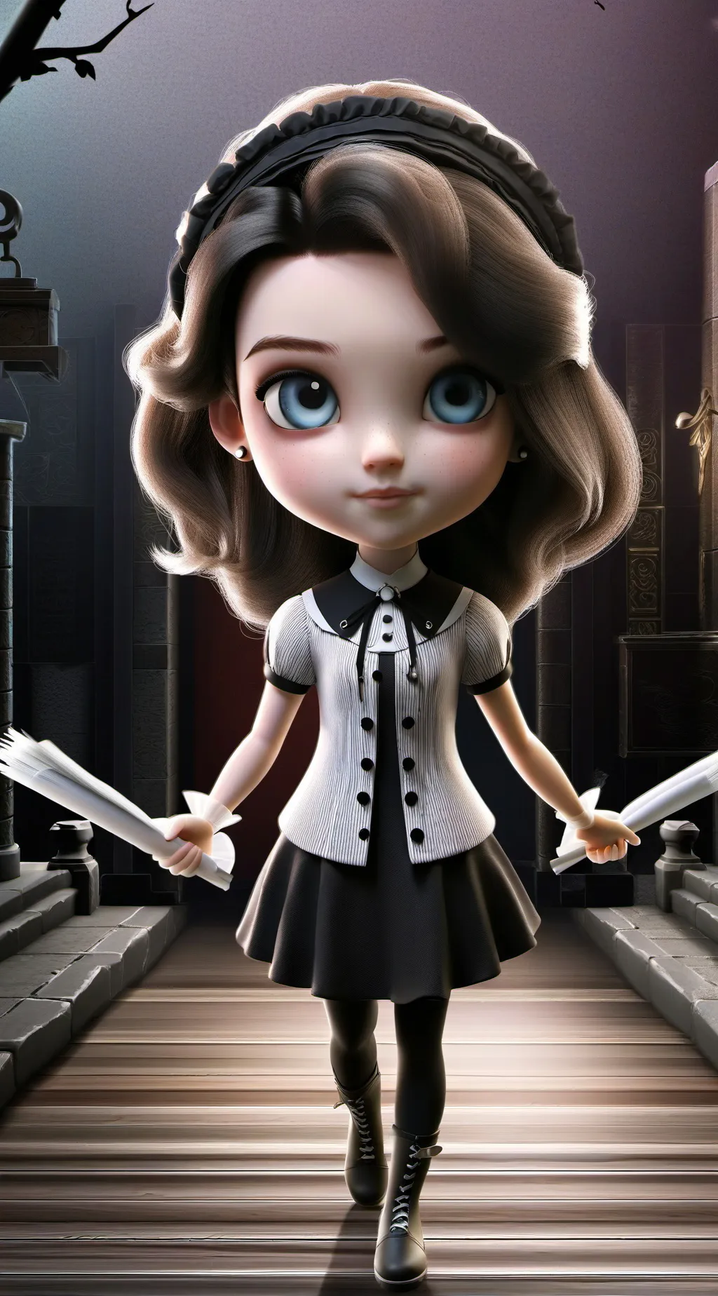 ai character: Doll background