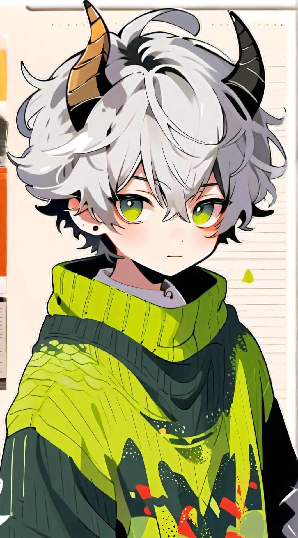 ai character: ~Experiment 136~ background