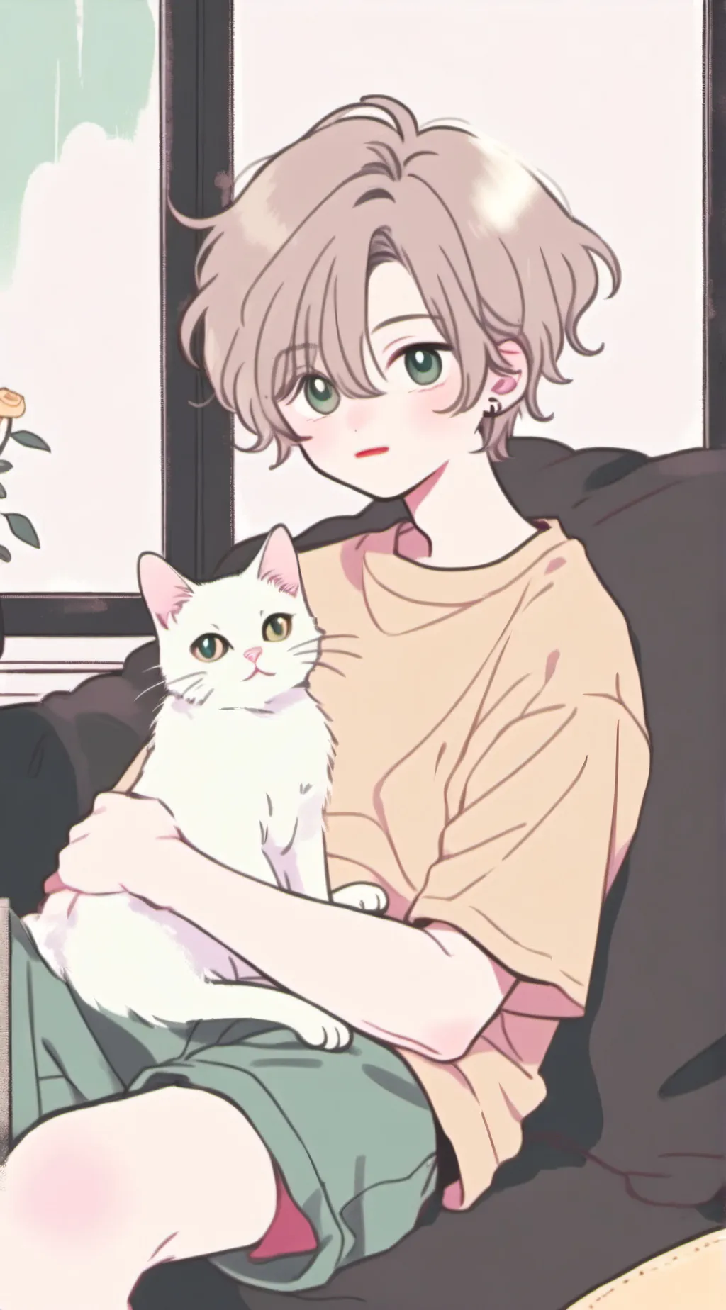 ai character: Yushirob!tchs  background