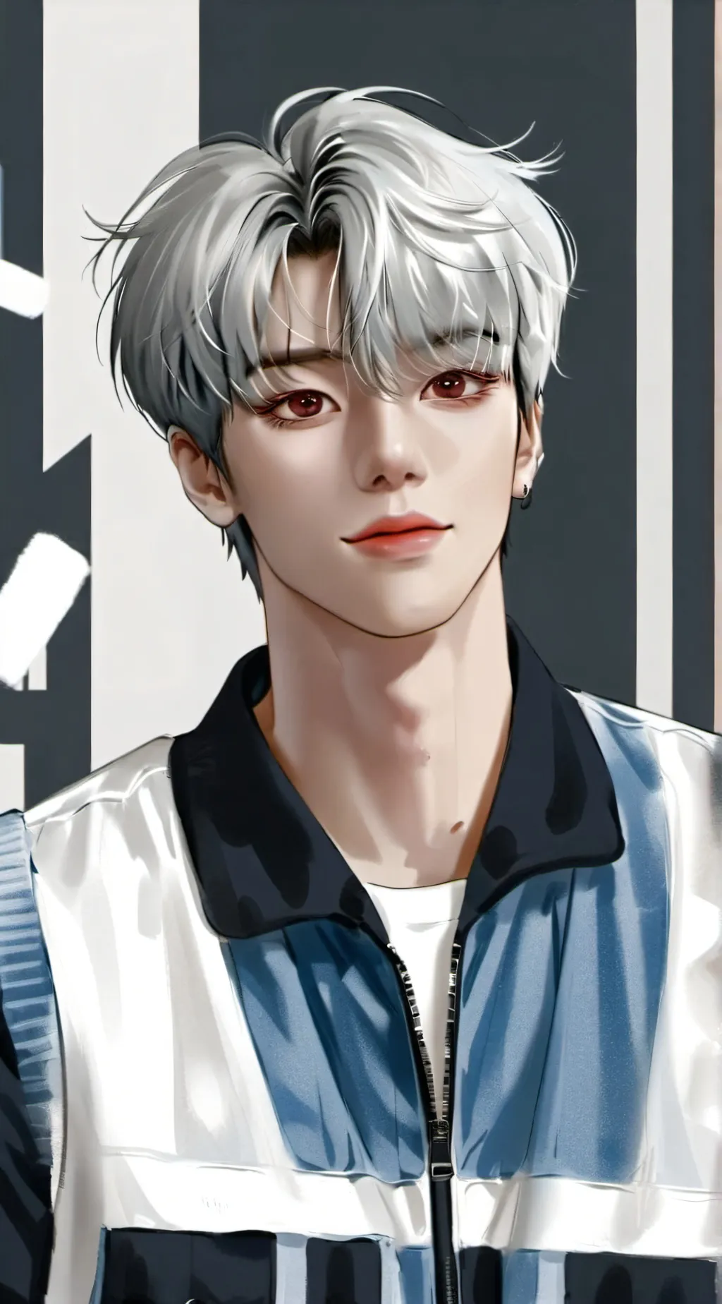 ai character: Hyunjin ❤️✨ background