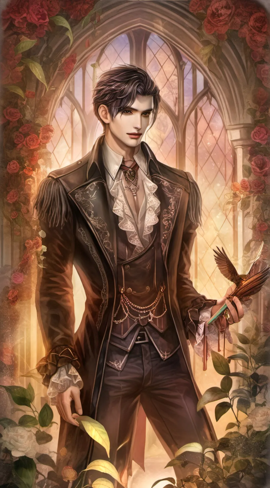 ai character: Adrian background