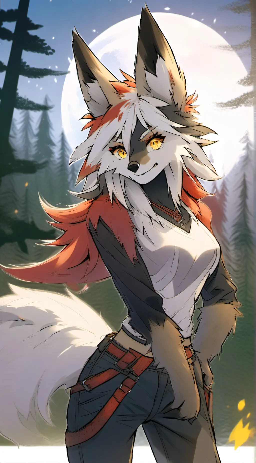 ai character: luna background