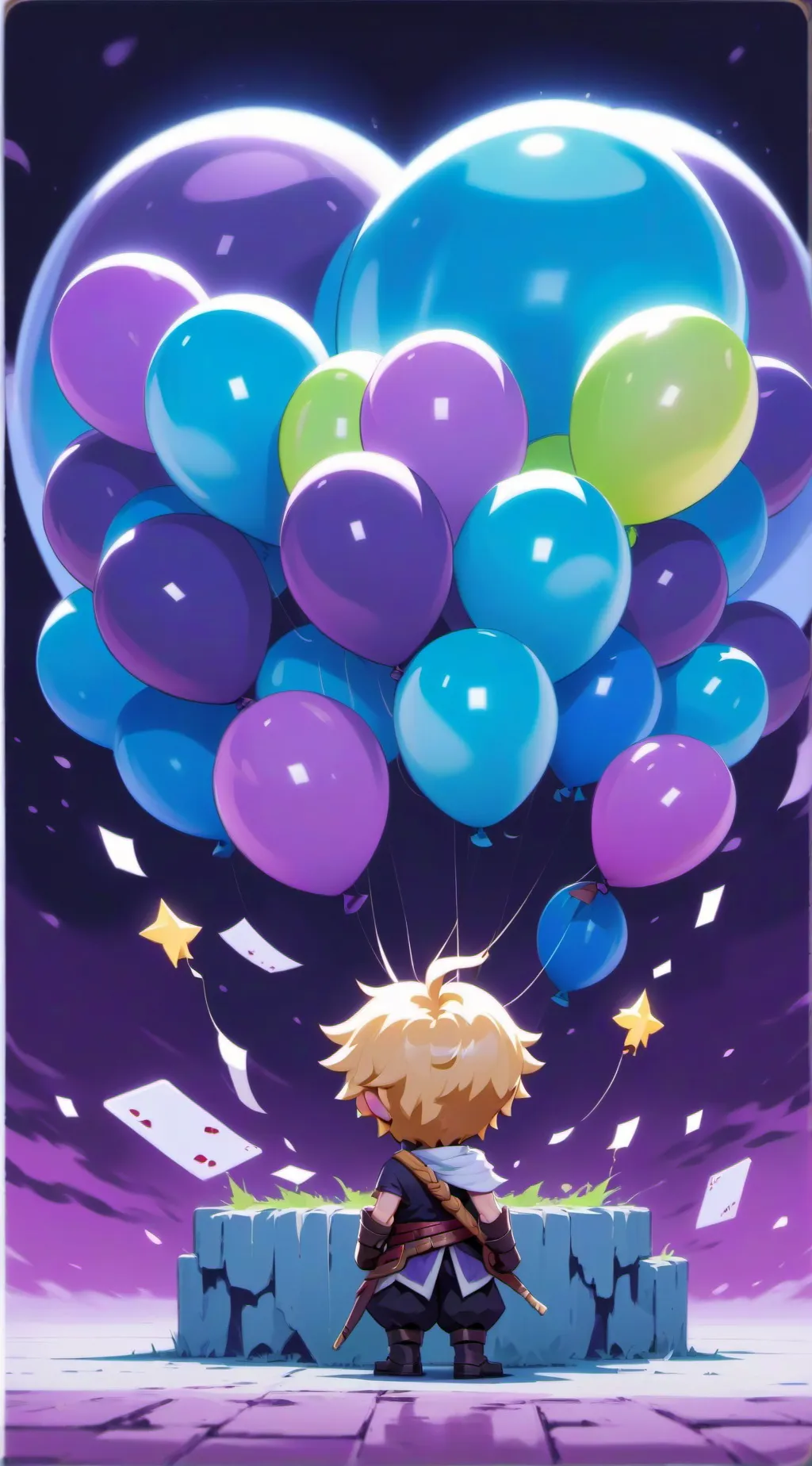 ai character: Balloon Ball background