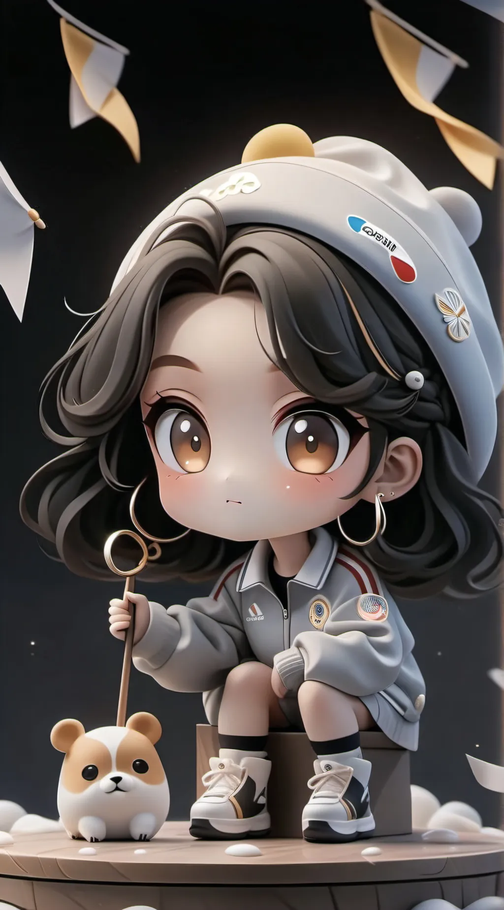 ai character: SUNNY CHOI background