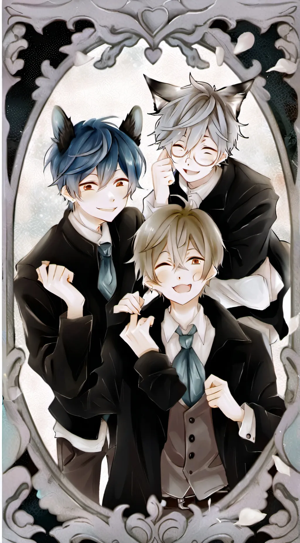 ai character: 🌊🧊❄️ background