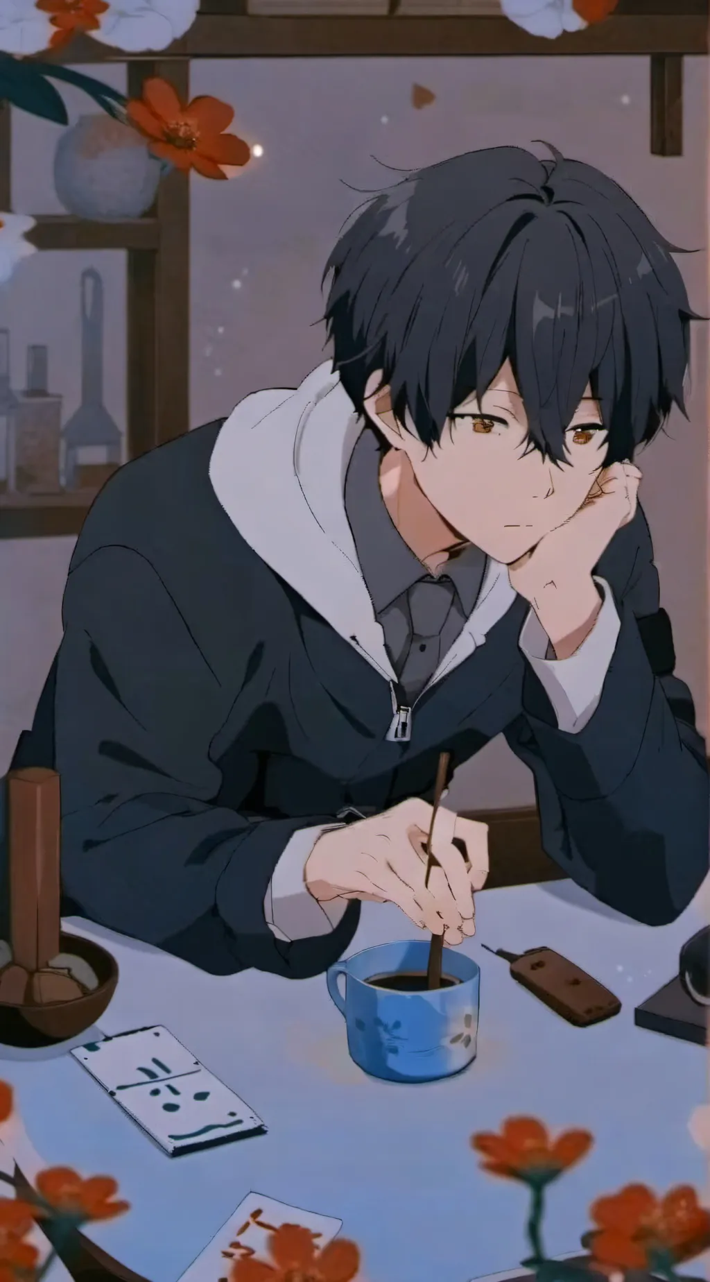 ai character: Mike ♪ background