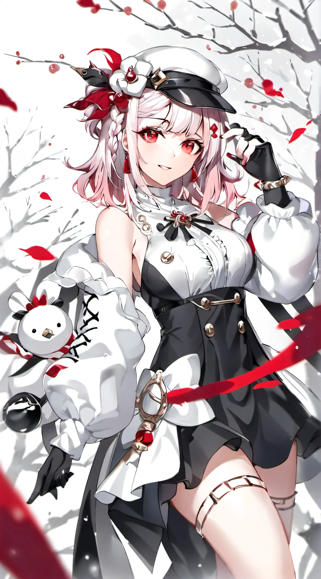 ai character: 100 days as kinght background