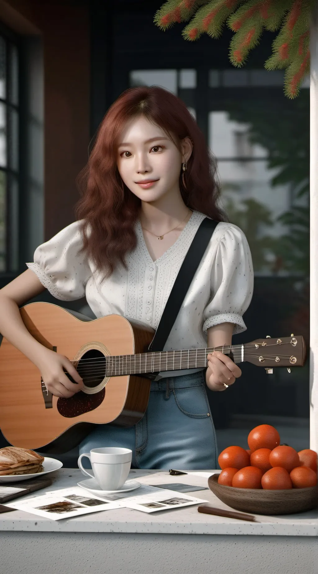 ai character: Aespa in mm2 background