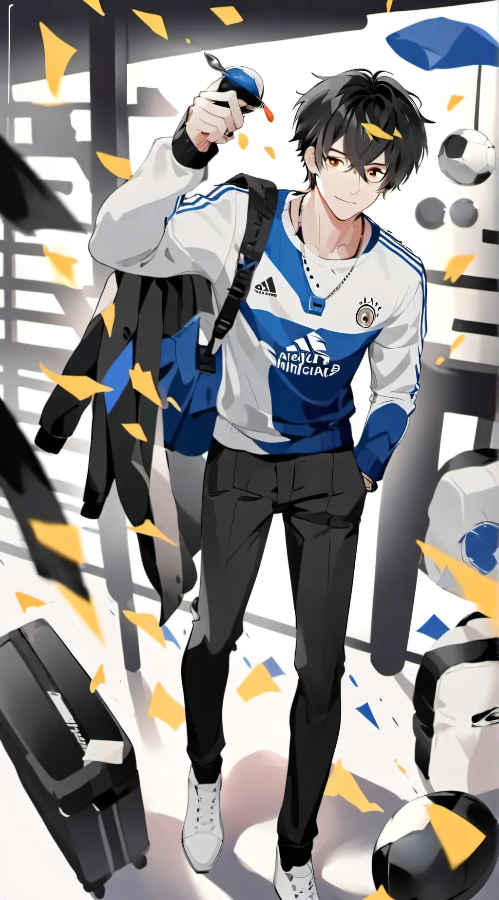 ai character: adam background