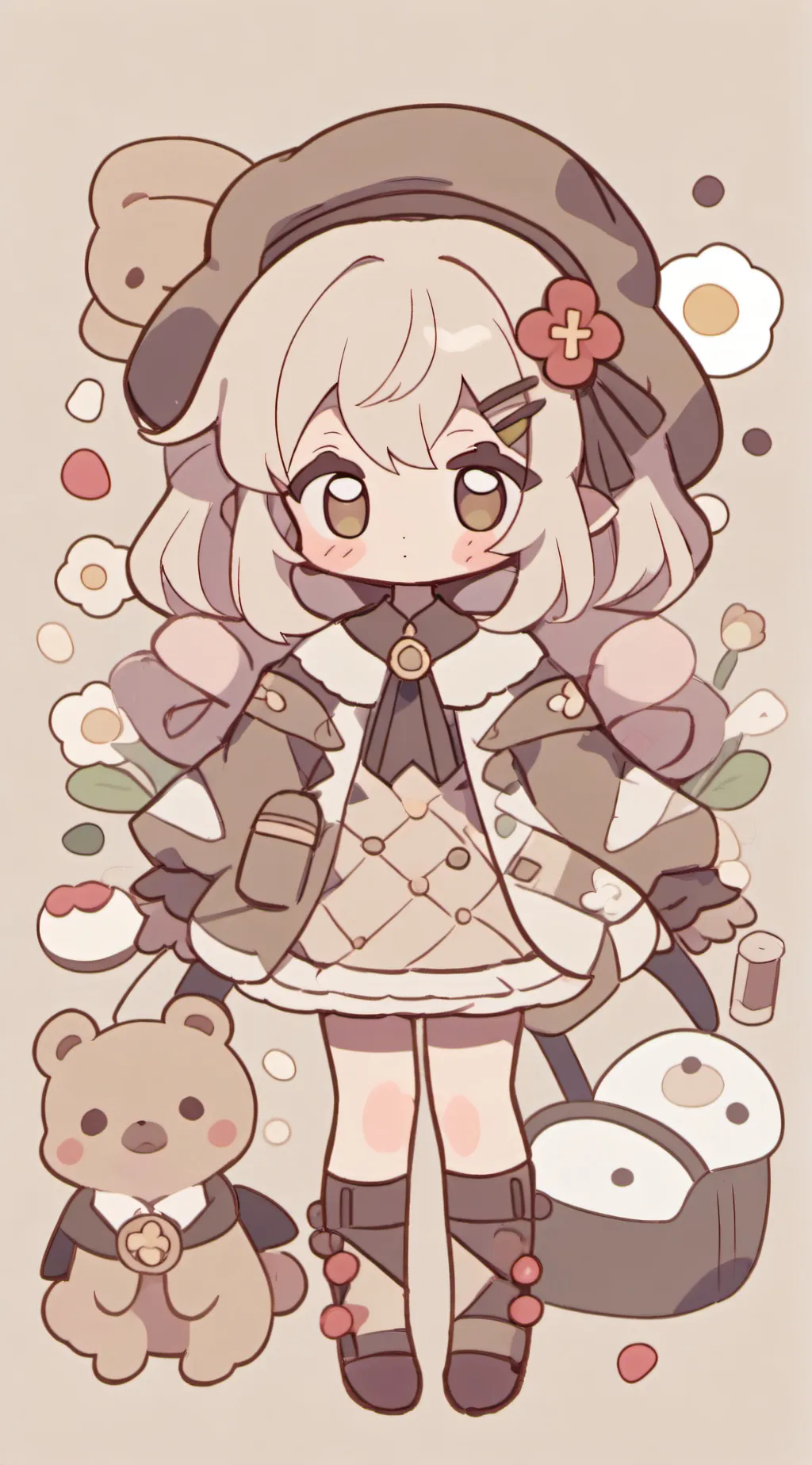 ai character: Kitty background