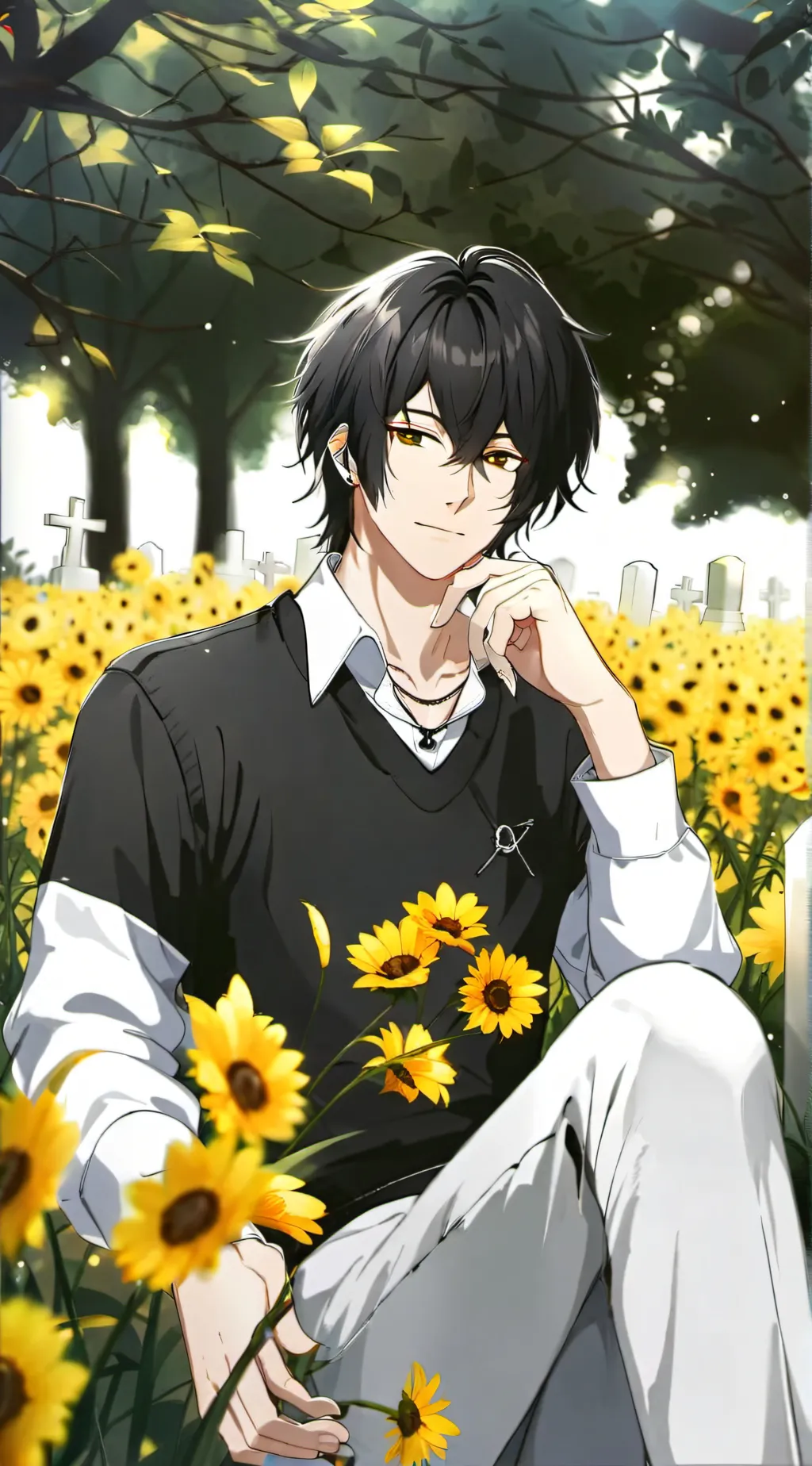 ai character: Austin🕷 background