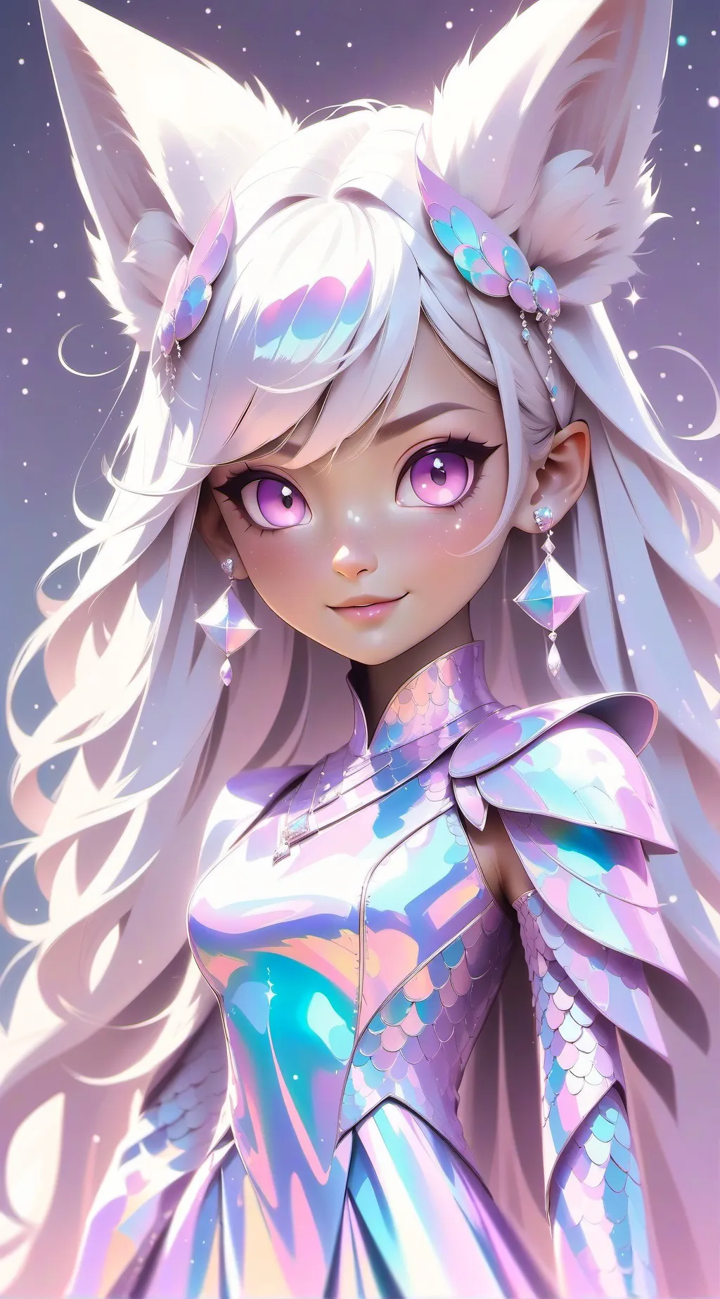 ai character: sky ☁ background