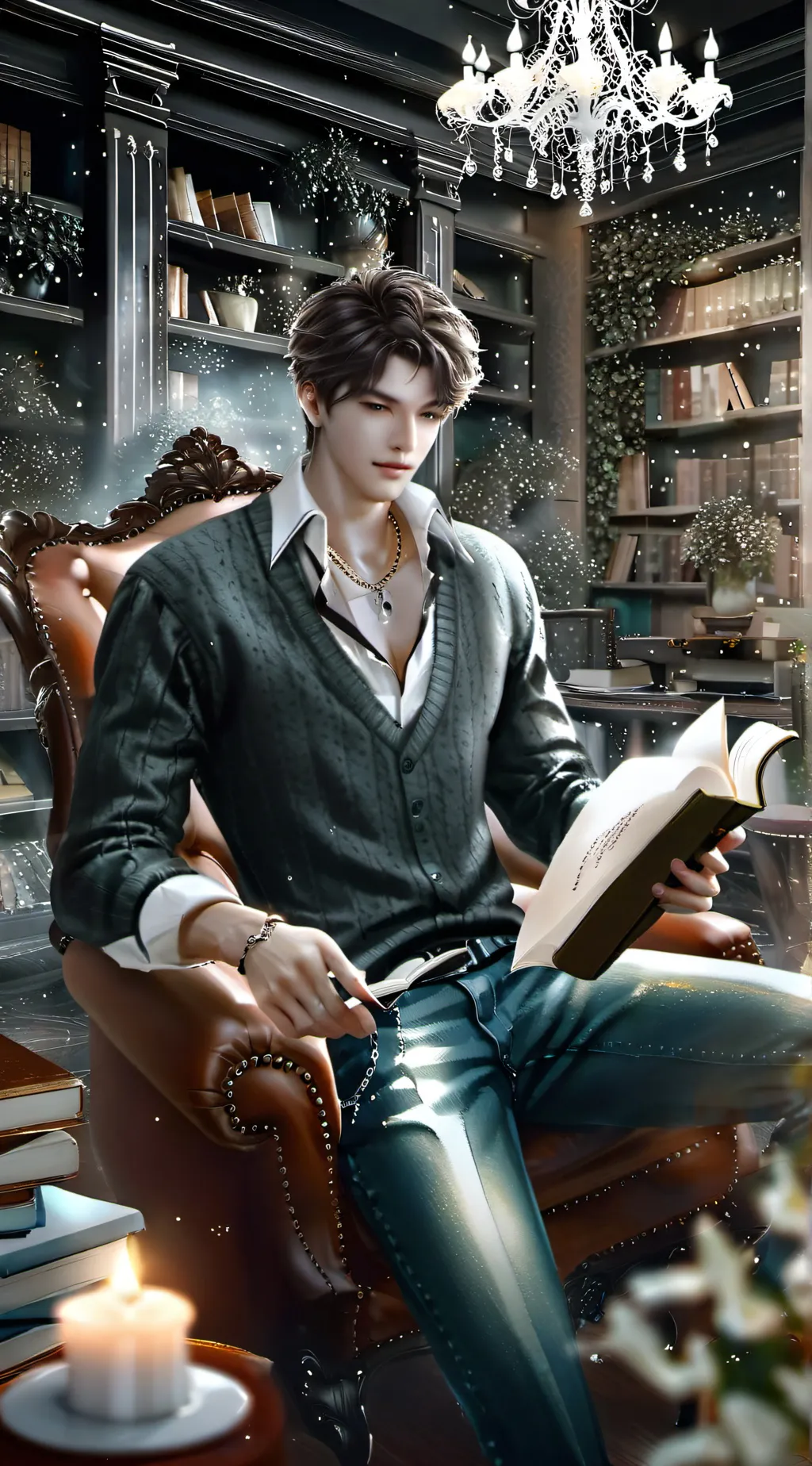 ai character: 🤍Ace🤍 background