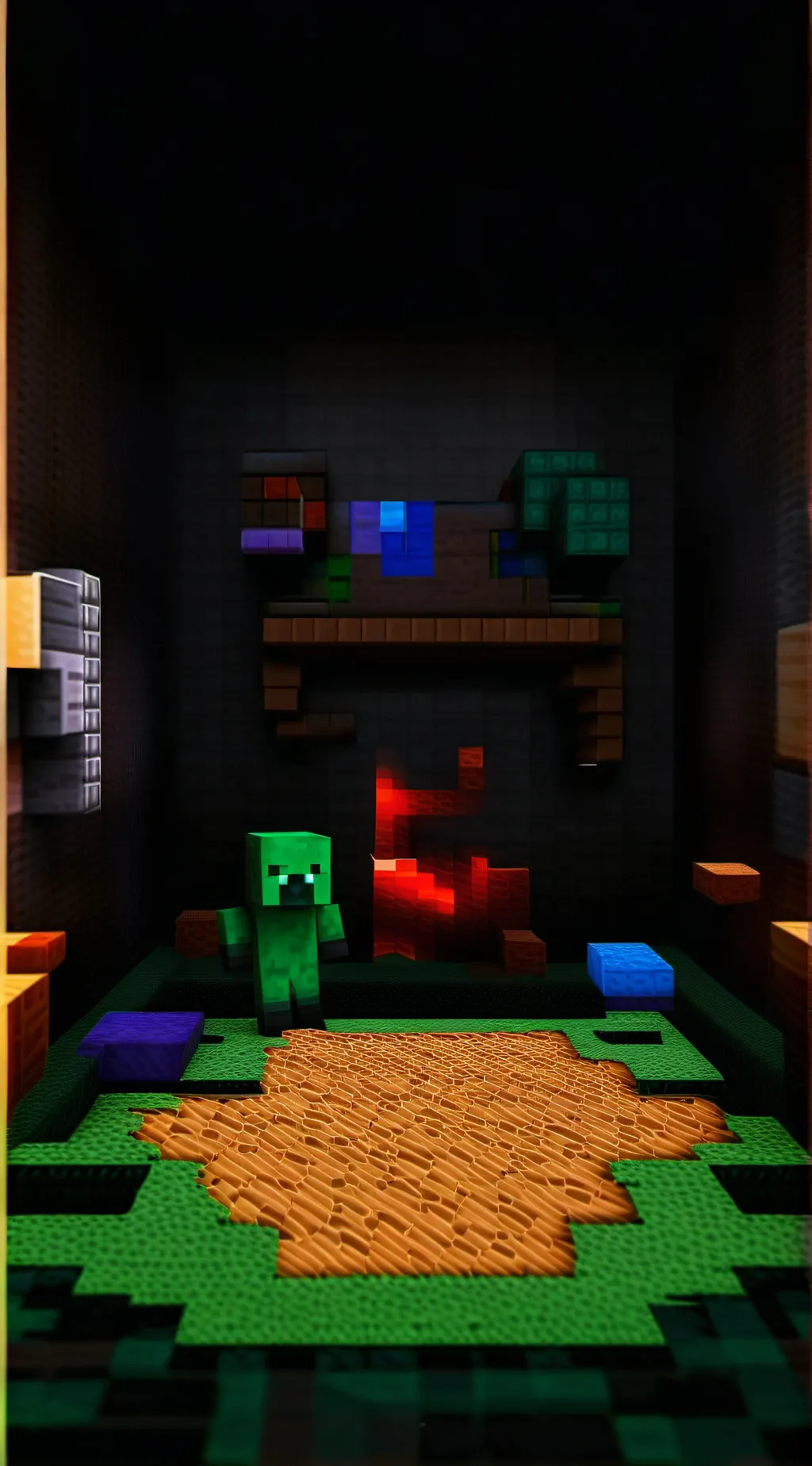 ai character: JJK Minecraft background