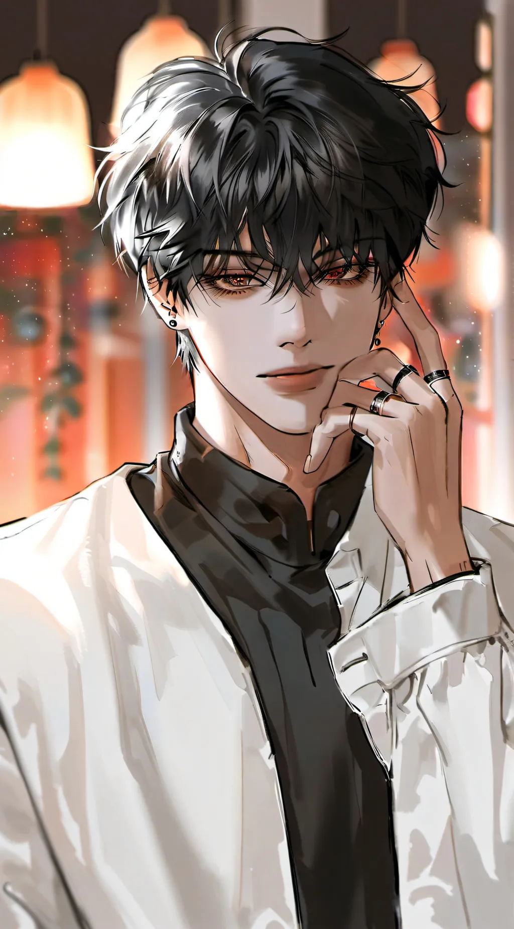 ai character: Damien background