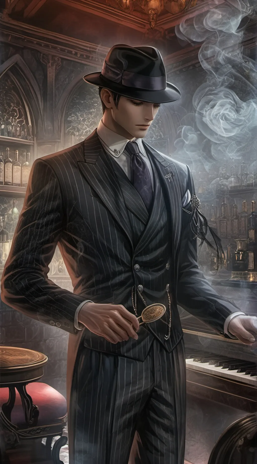 ai character: Leo background