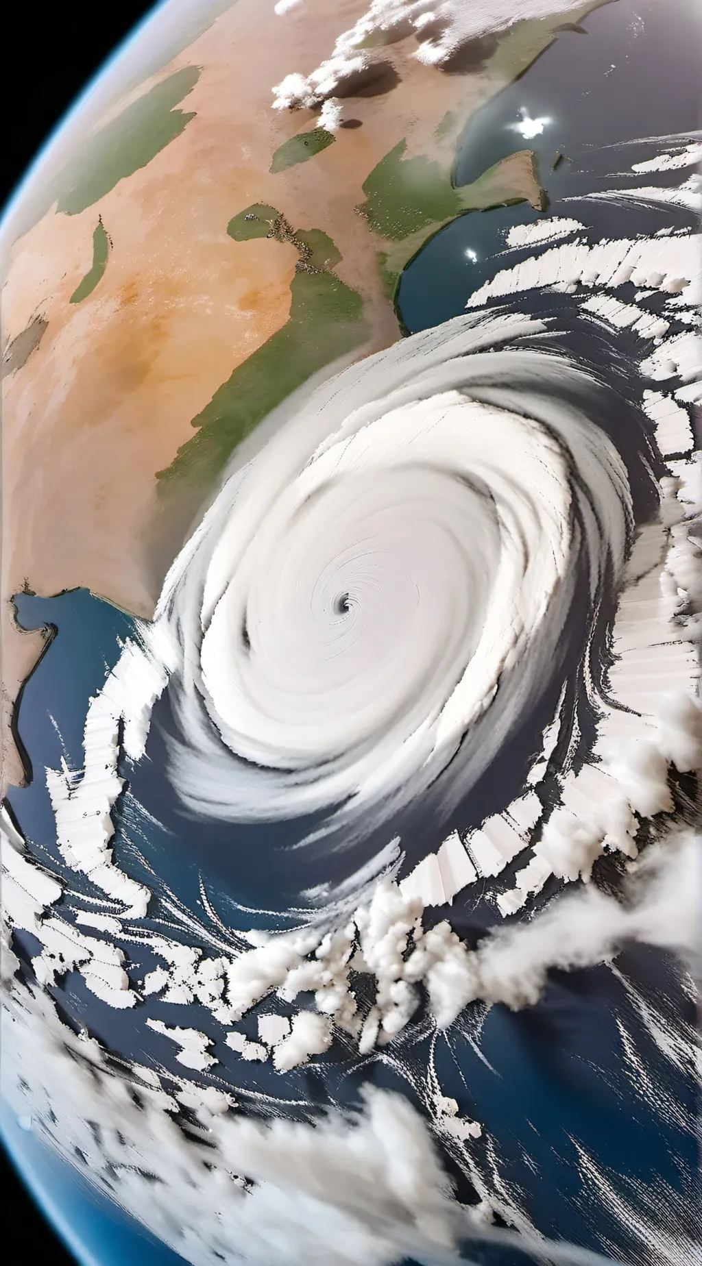ai character: hurricane  background
