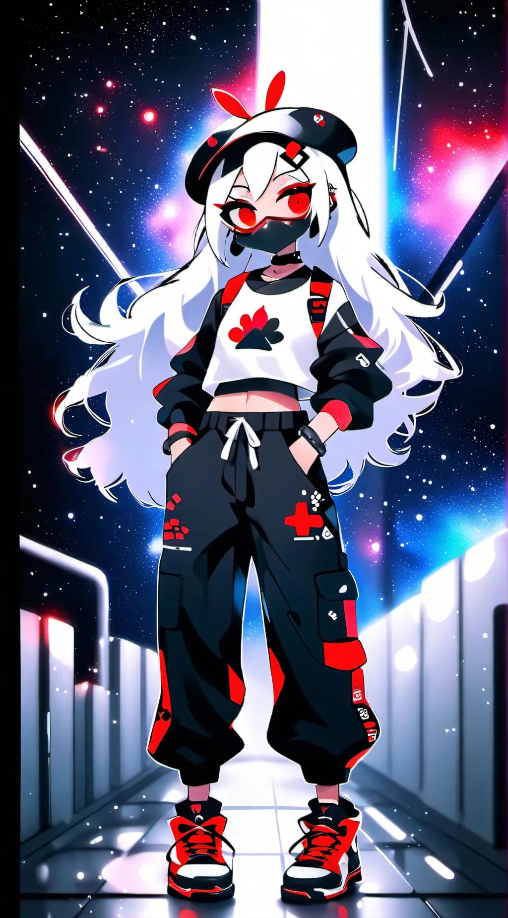 ai character: arena background