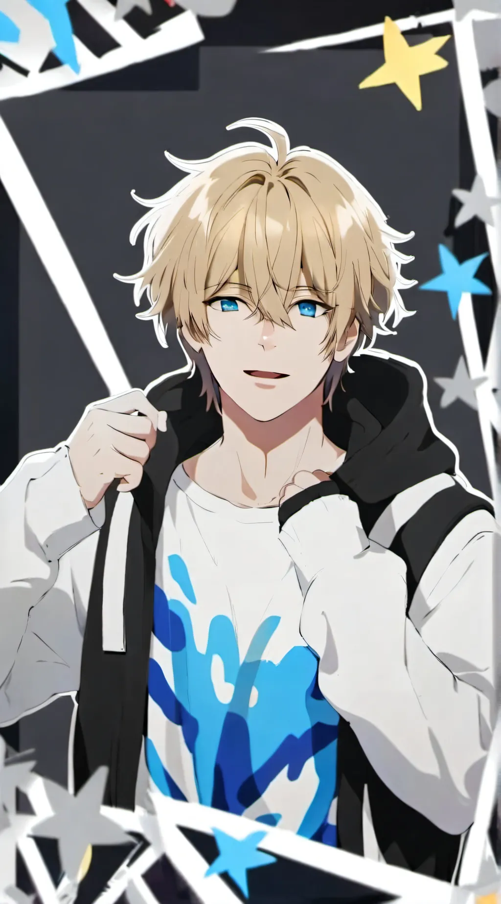 ai character: Adam  background