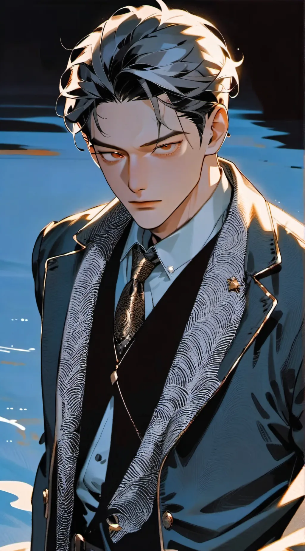 ai character: Wolf king background