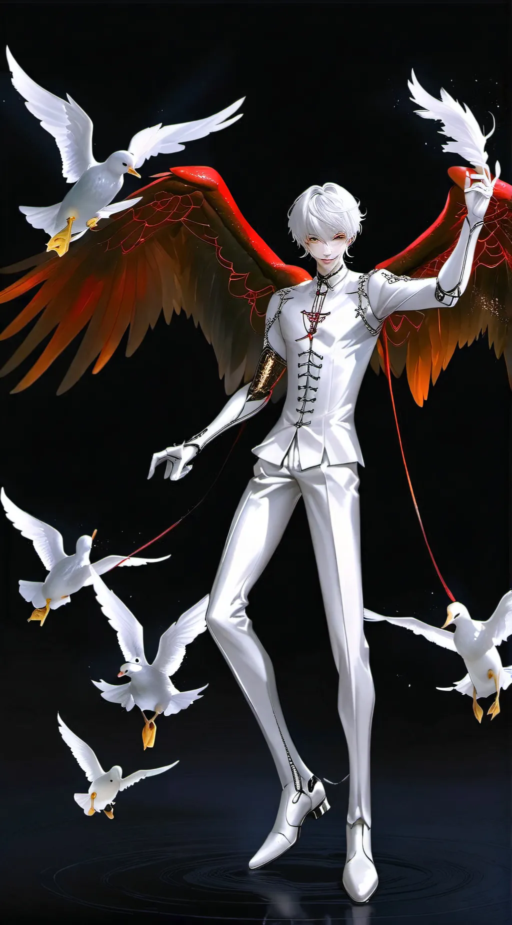 ai character: Lucifer  background