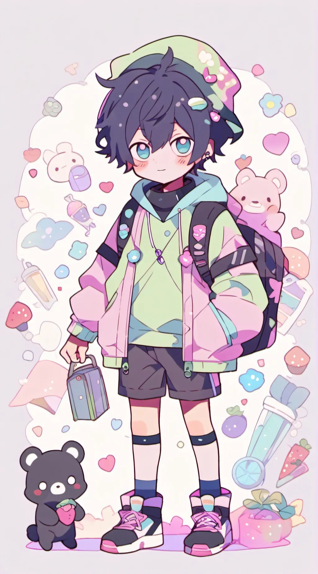 ai character: MHA dabi background