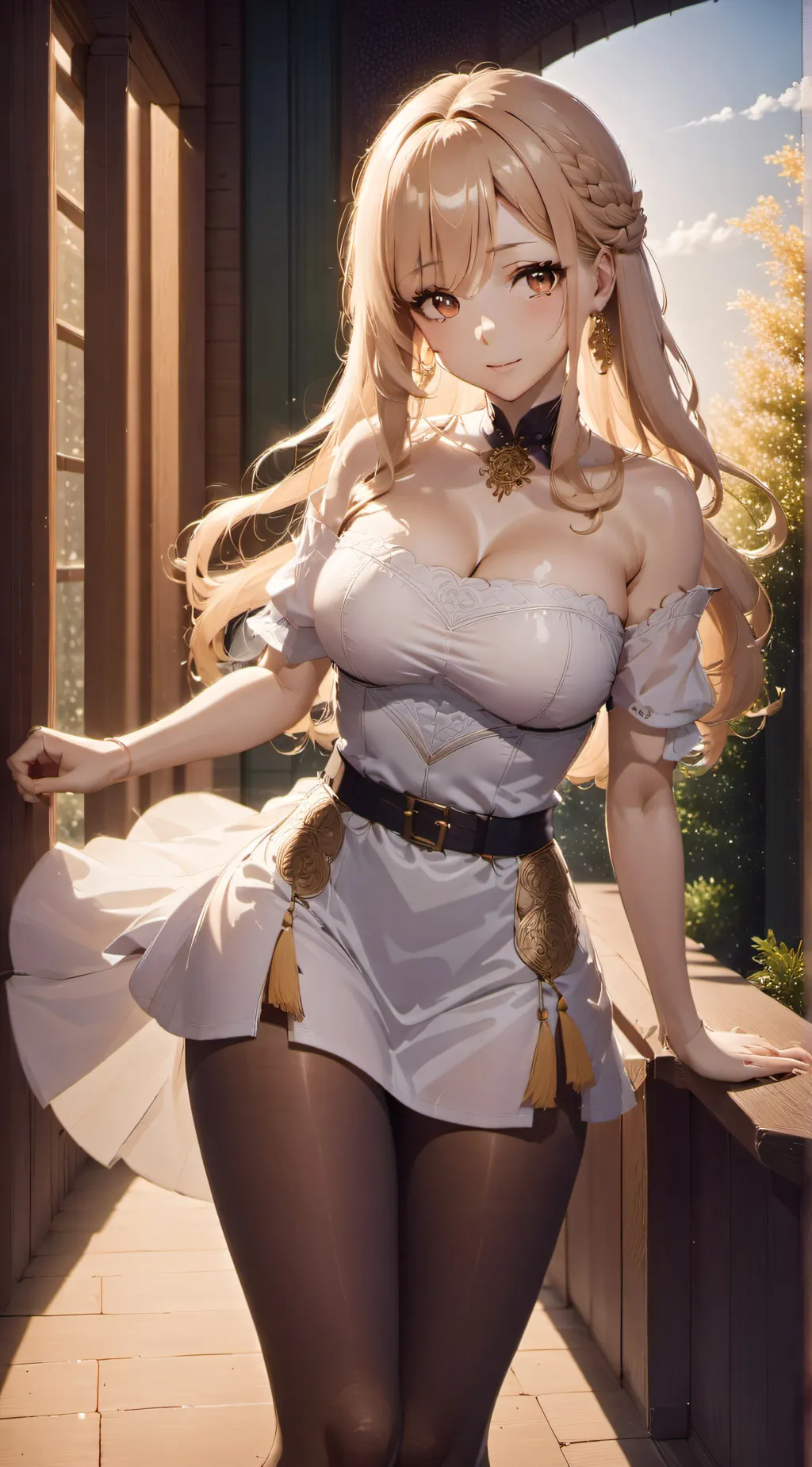 ai character: Clover  background