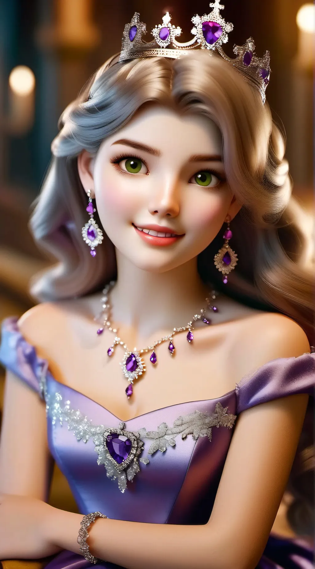 ai character: Princess Miracle  background