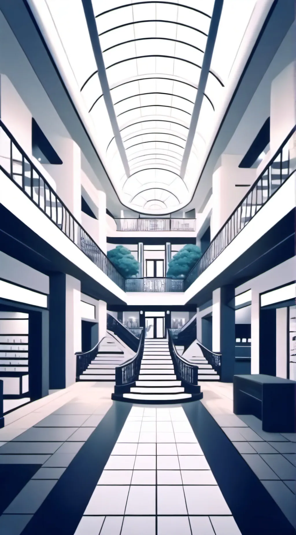 ai character: howling hugs background