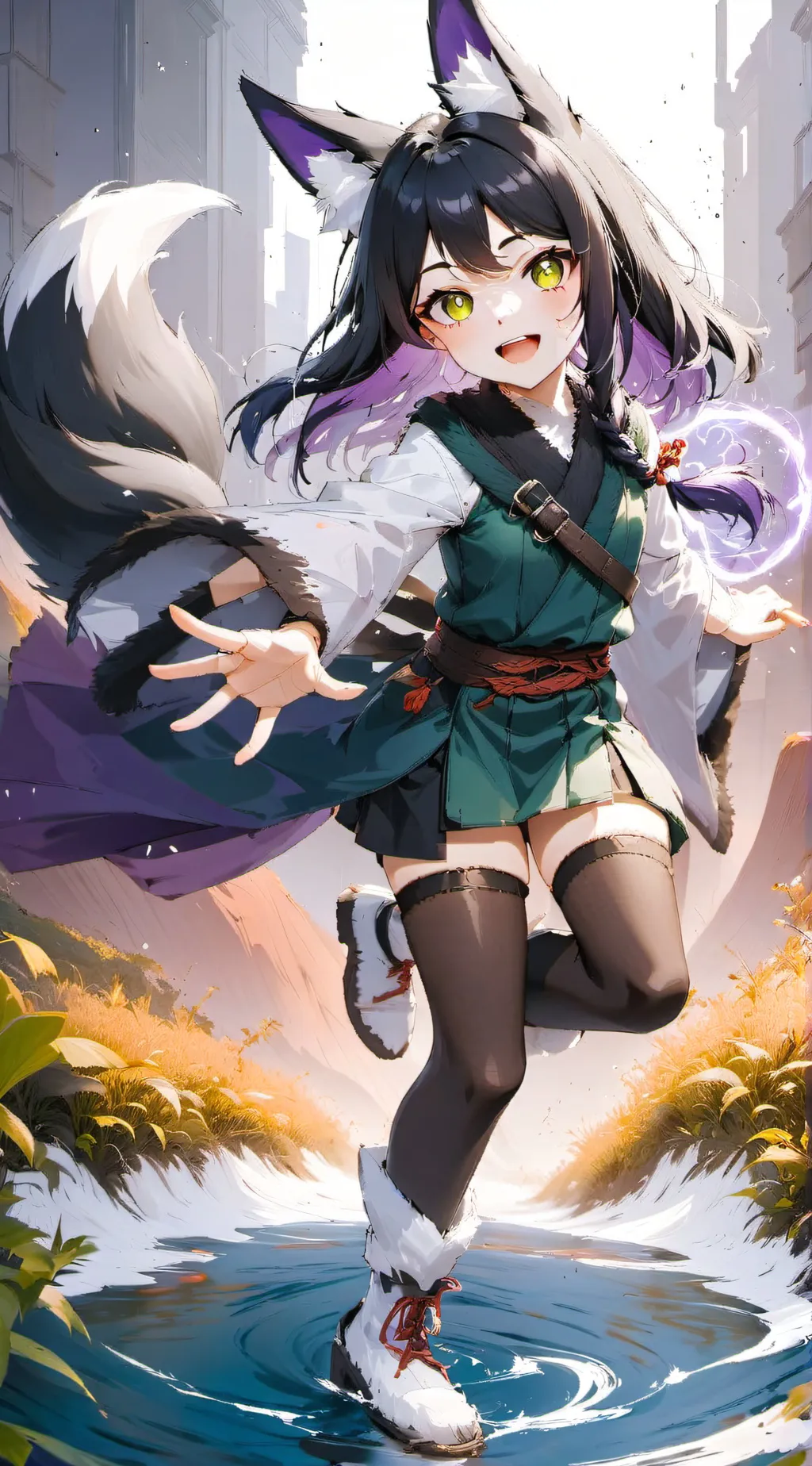 ai character: Deku's sister  background