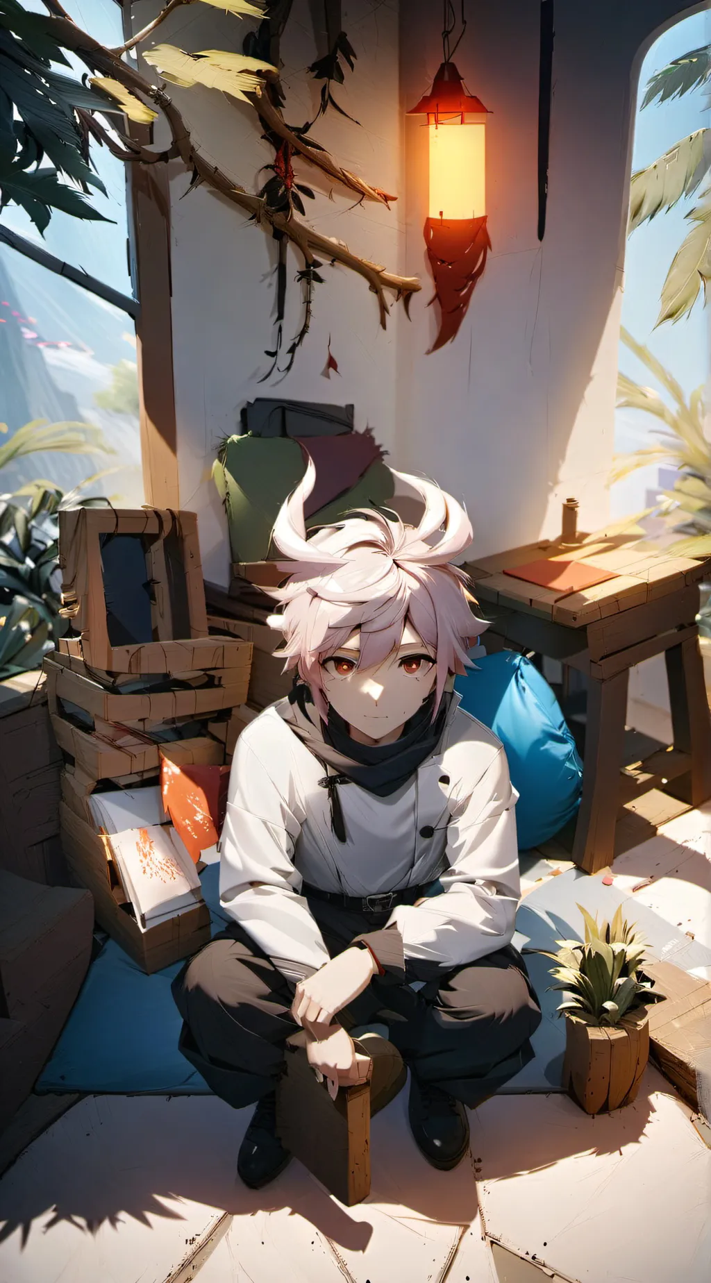 ai character: Ezra background