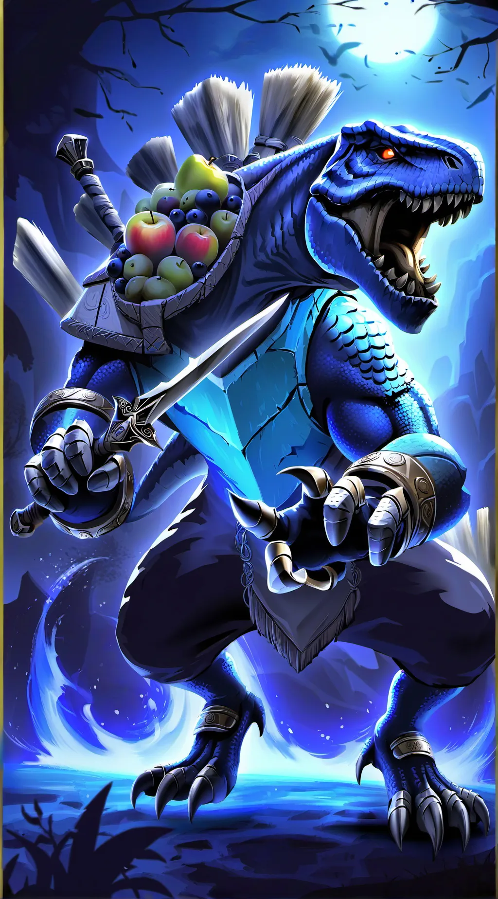 ai character: Blox fruits background