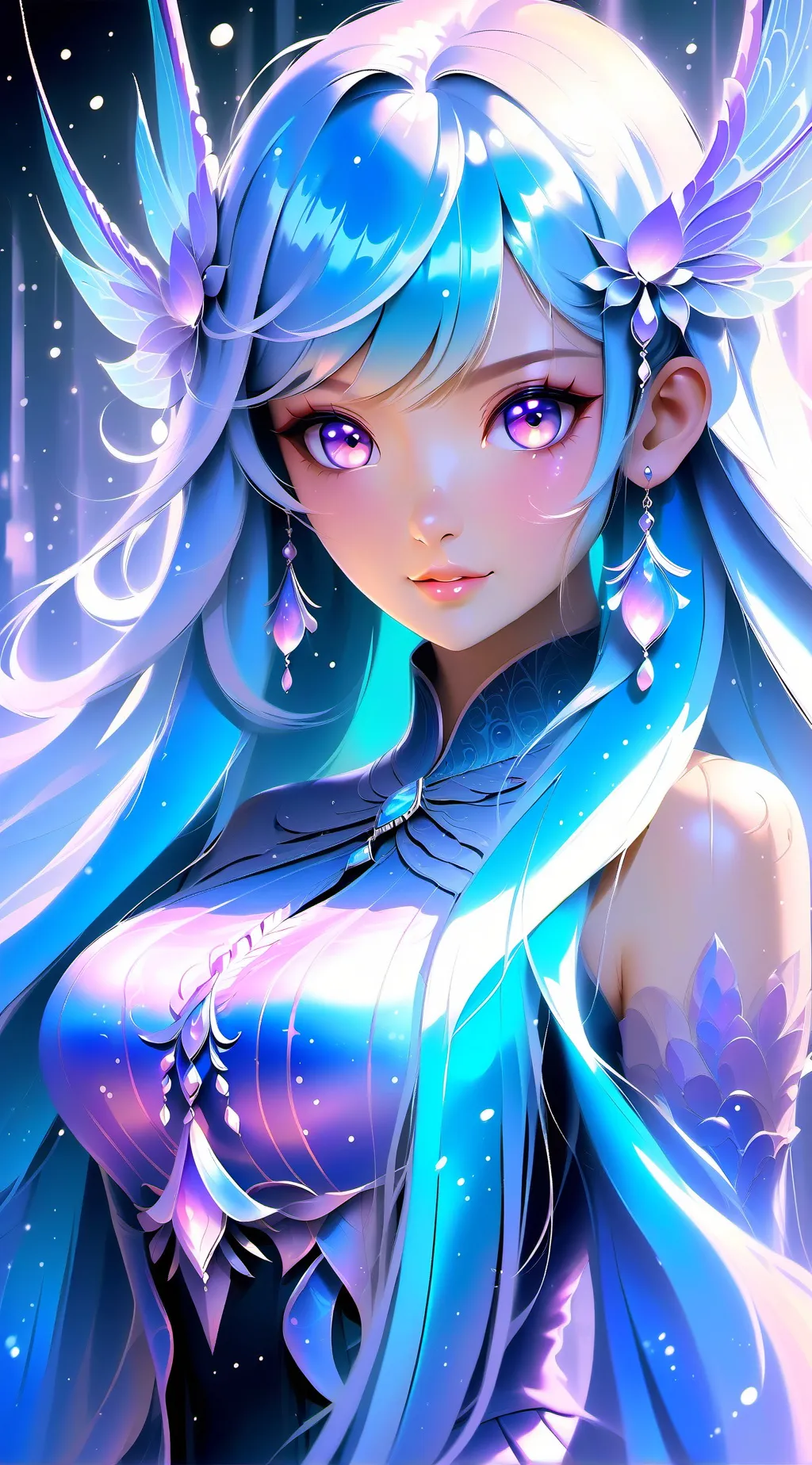 ai character: Luna background