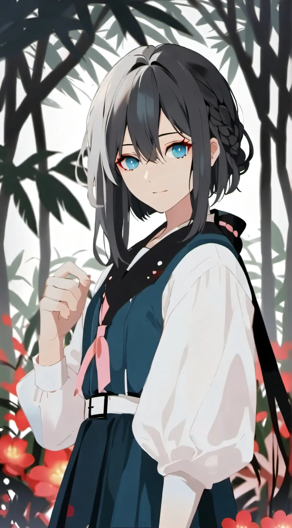 ai character: miss circle  background