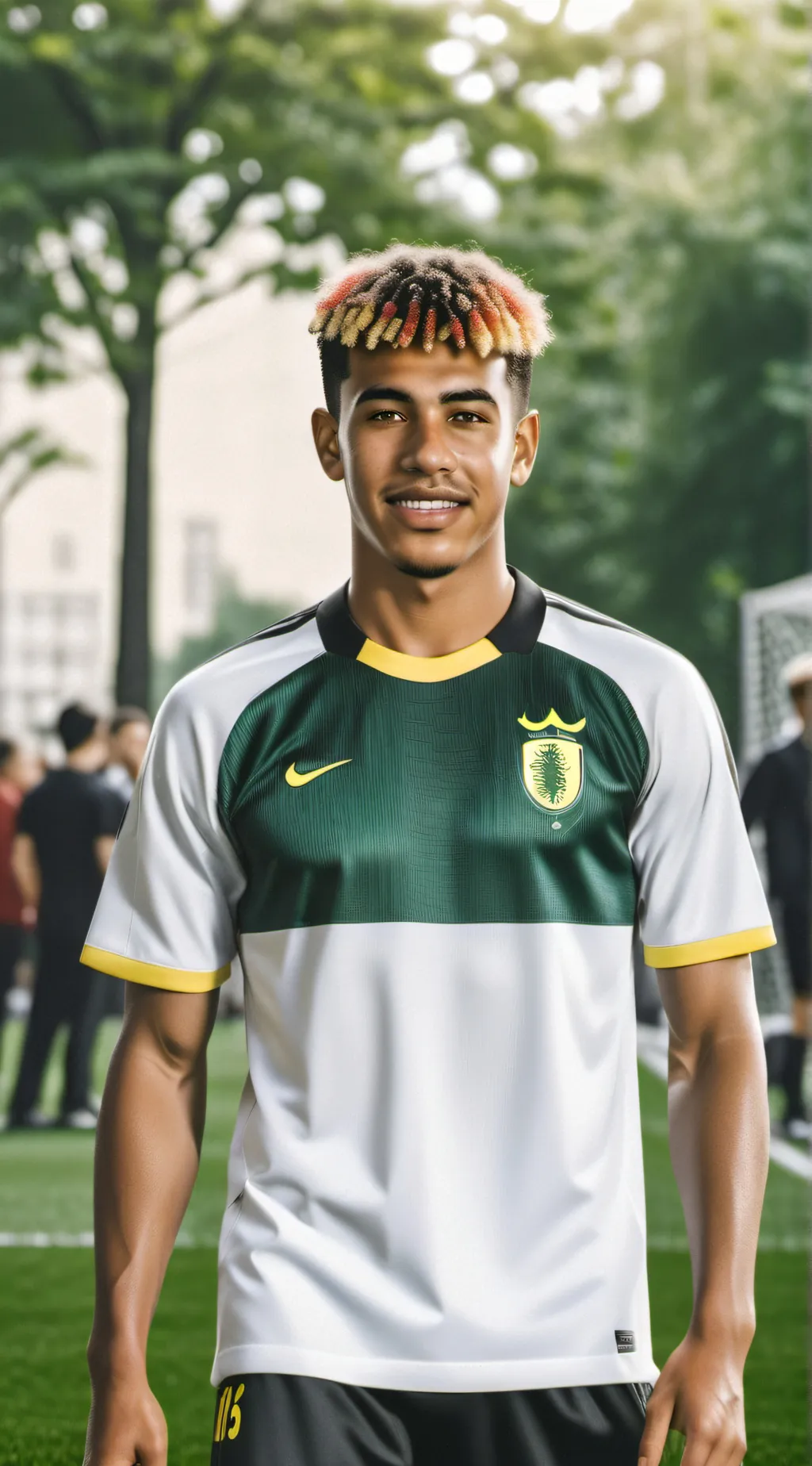 ai character: Lamine yamal  background